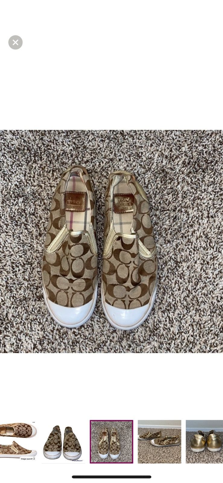 Coach Coach Beale signature slip on loafer sneakers size 7 Size US 7 / IT 37 - 2 Thumbnail