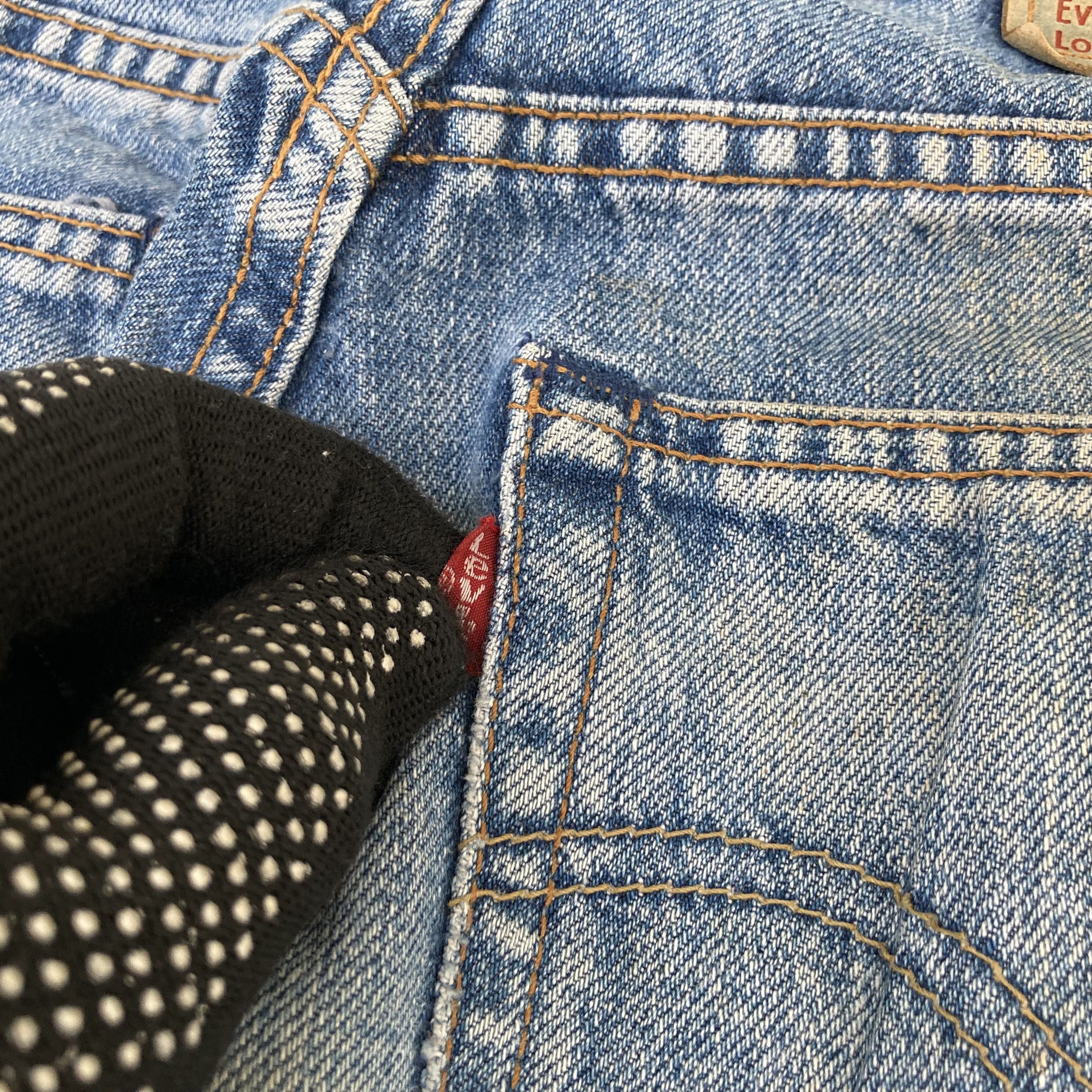 Levi's 28x35.5 Vintage Levis 503 Redline Selvedge Denim Blue Jeans Size US 28 / EU 44 - 13 Thumbnail