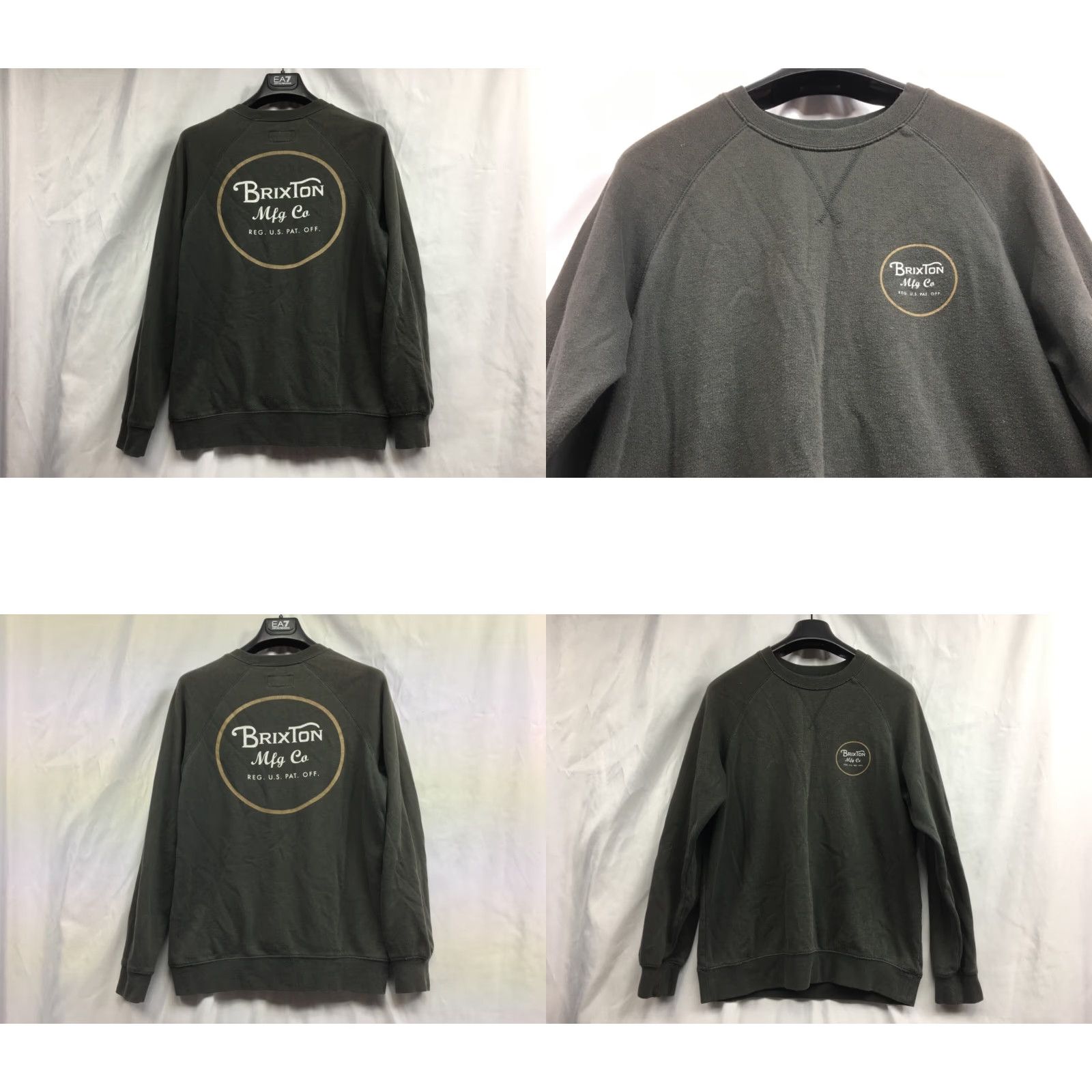 Brixton Brixton Crewneck Sweatshirt Pullover Graphic Print Men's Small Black SKATING Logo Brixton Certified Standard Vintage No Size US S / EU 44-46 / 1 - 8 Thumbnail