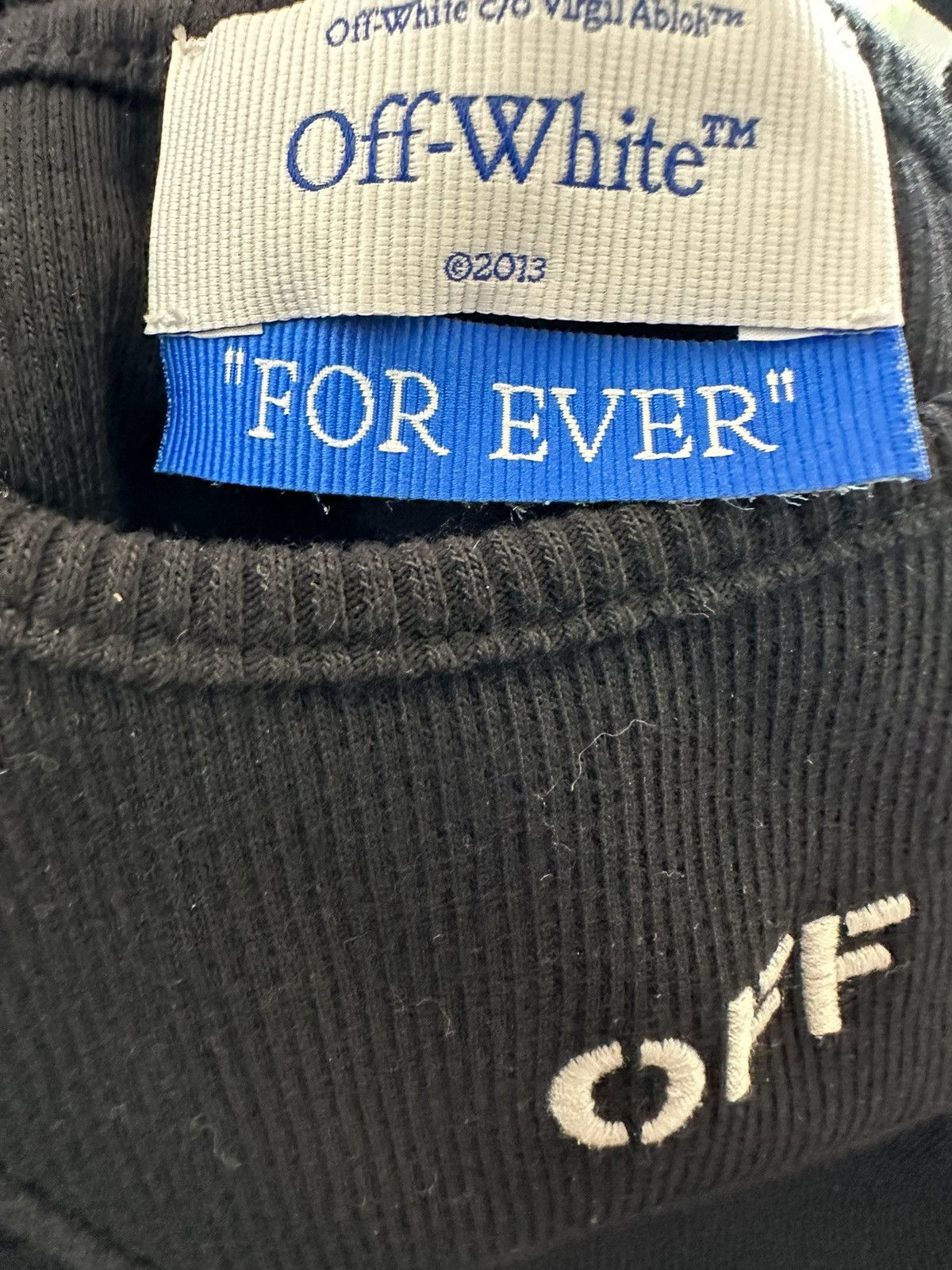 Off-White Off white Crop Tank Top Size S / US 4 / IT 40 - 3 Thumbnail
