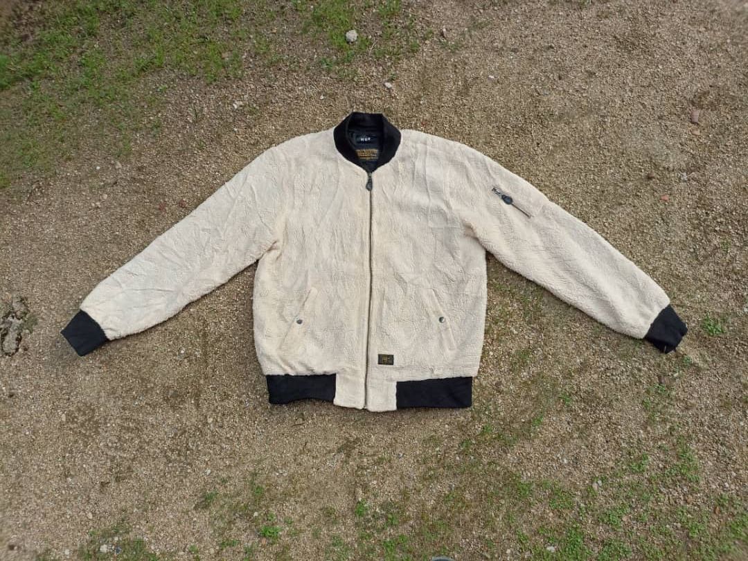 Huf HUF Sherpa Fleece Bomber jacket (TYPE MA-1) Size US M / EU 48-50 / 2 - 3 Thumbnail