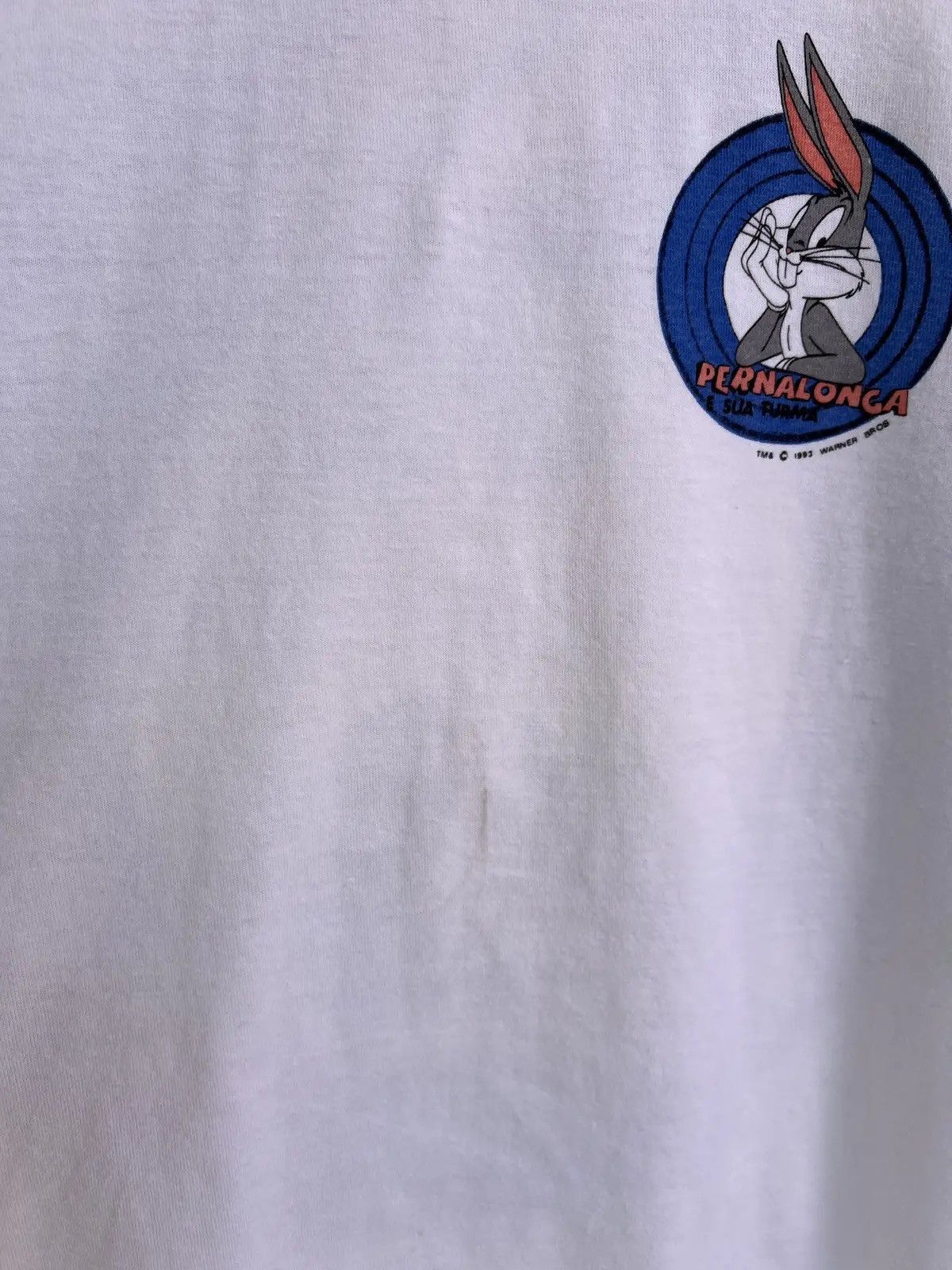 Band Tees × Vintage × Warner Bros Vintage Warner Bros Big logo 1993 Tee Size US M / EU 48-50 / 2 - 10 Thumbnail