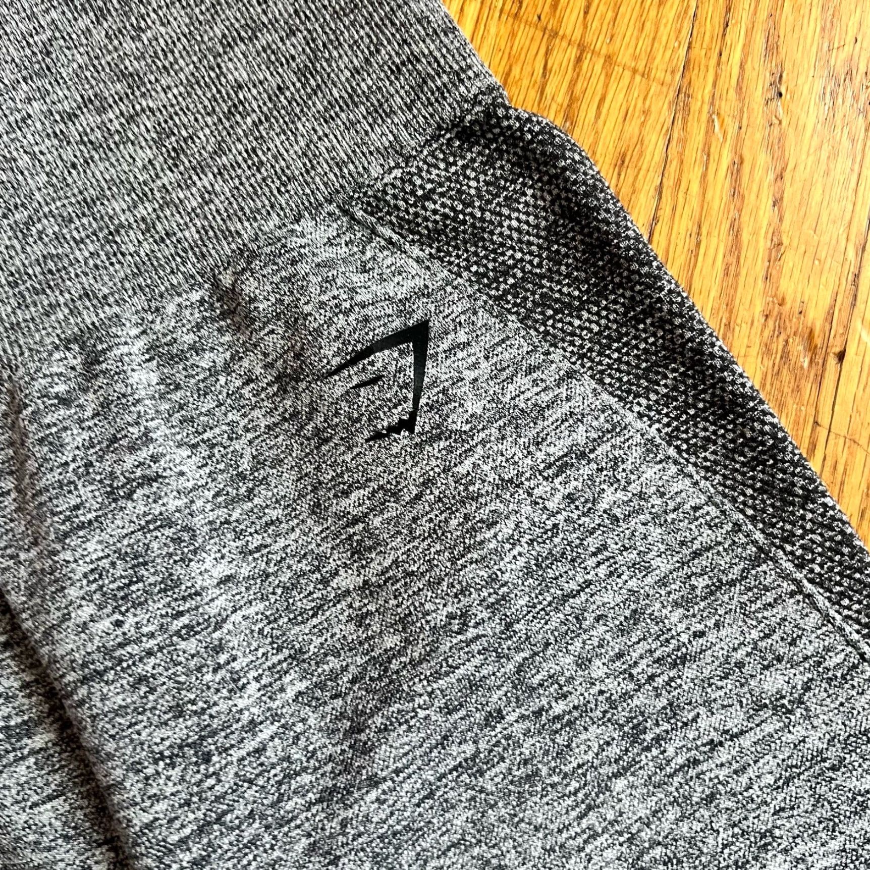 Gymshark Gymshark Leggings Womens XS Seamless Compression Gray Spellout Size 26" / US 2 / IT 38 - 4 Thumbnail