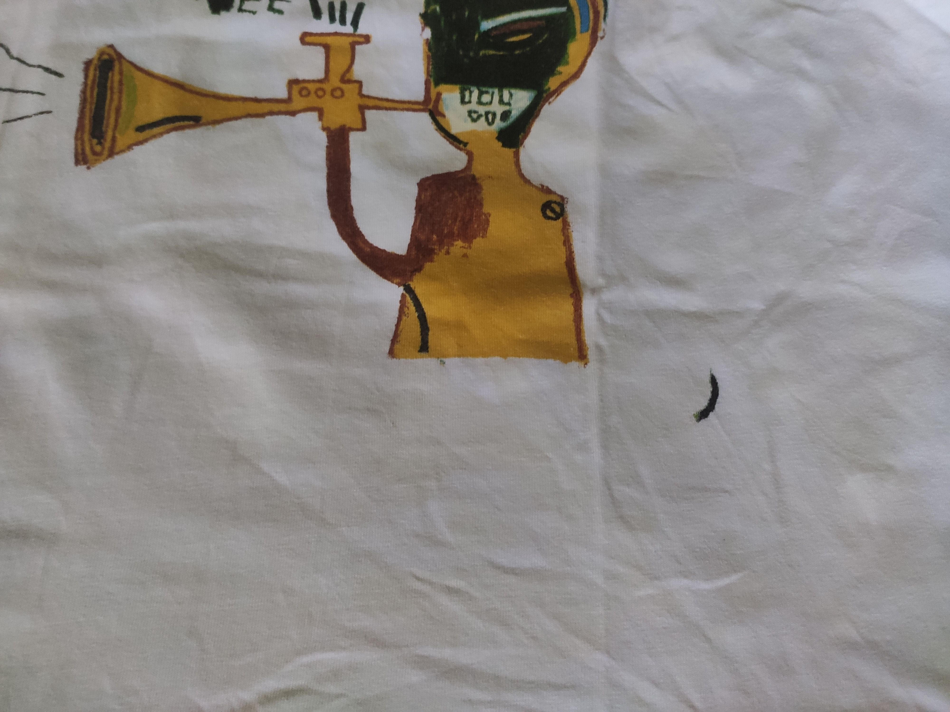 Hypebeast × Jean-Michel Basquiat Jean Michel Basquiat Ringer Tee Pop Art Size US XL / EU 56 / 4 - 10 Thumbnail