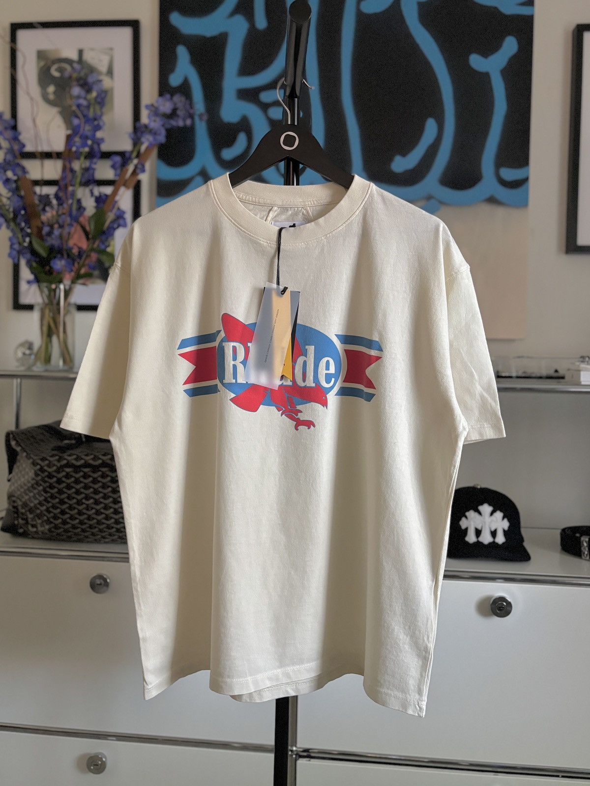 Rhude RHUDE EAGLE LOGO TEE Size US S / EU 44-46 / 1 - 4 Thumbnail