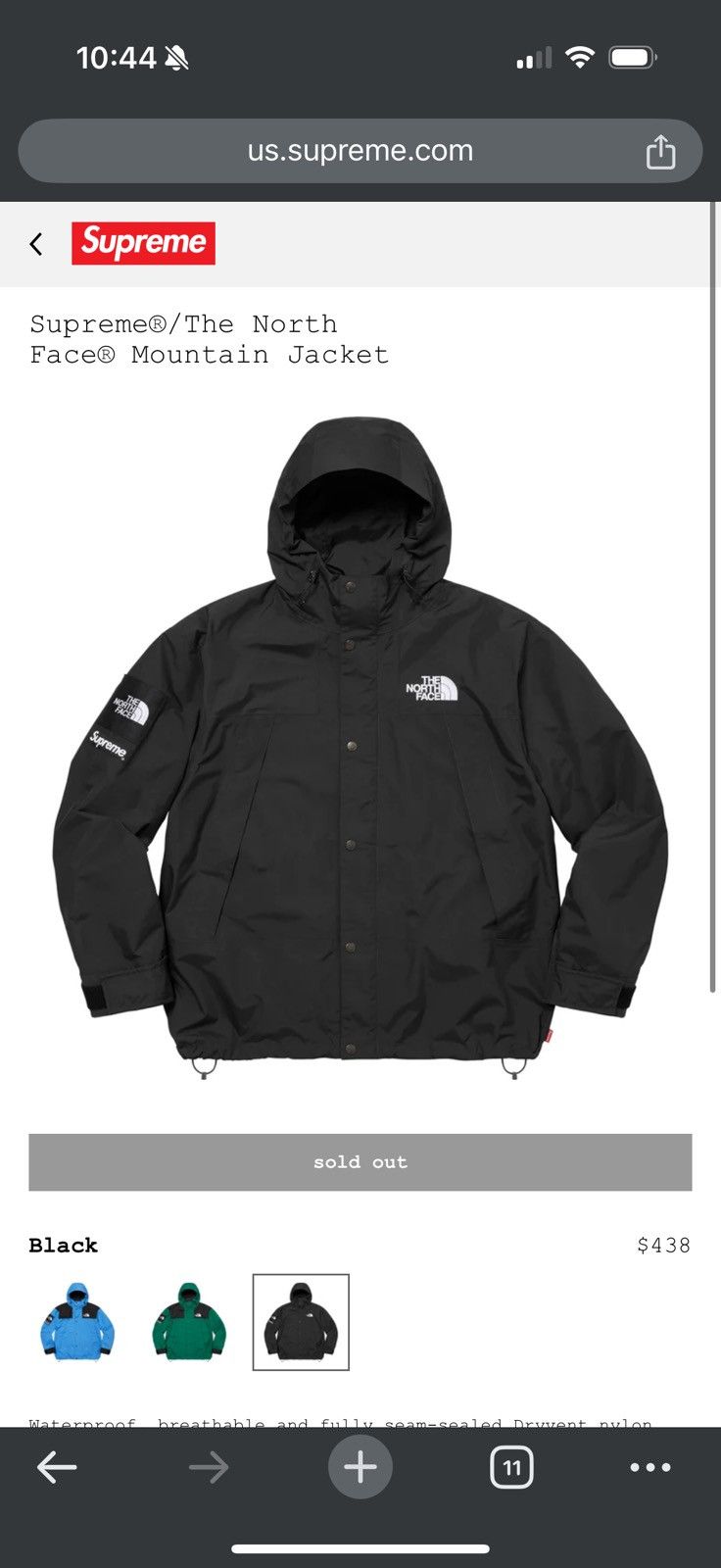 Supreme × The North Face Supreme x North Face Mountain Jacket | Grailed