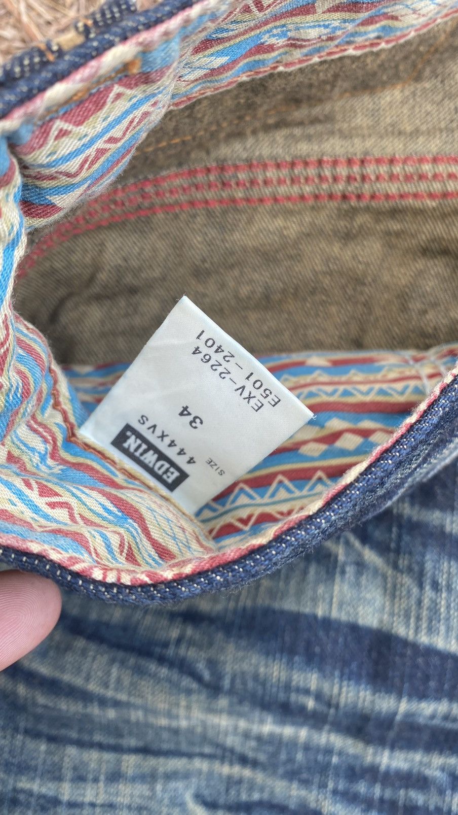 Edwin EDWIN EXCLUSIVE VINTAGE RARE WITH NAVAJO POCKET Size US 34 / EU 50 - 6 Thumbnail