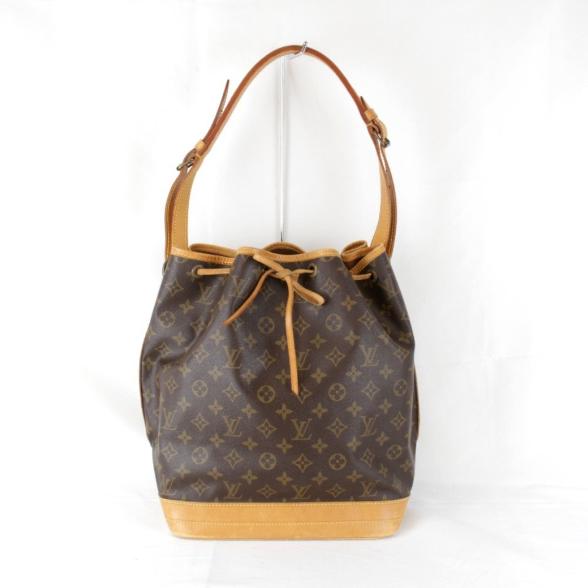 Louis Vuitton Noe M42224 Shoulder Bag Monogram Canvas Brown Women's