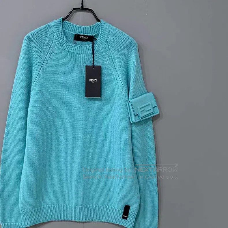 Fendi Fendi Patch Pocket Crewneck Sweater Size US S / EU 44-46 / 1 - 2 Thumbnail