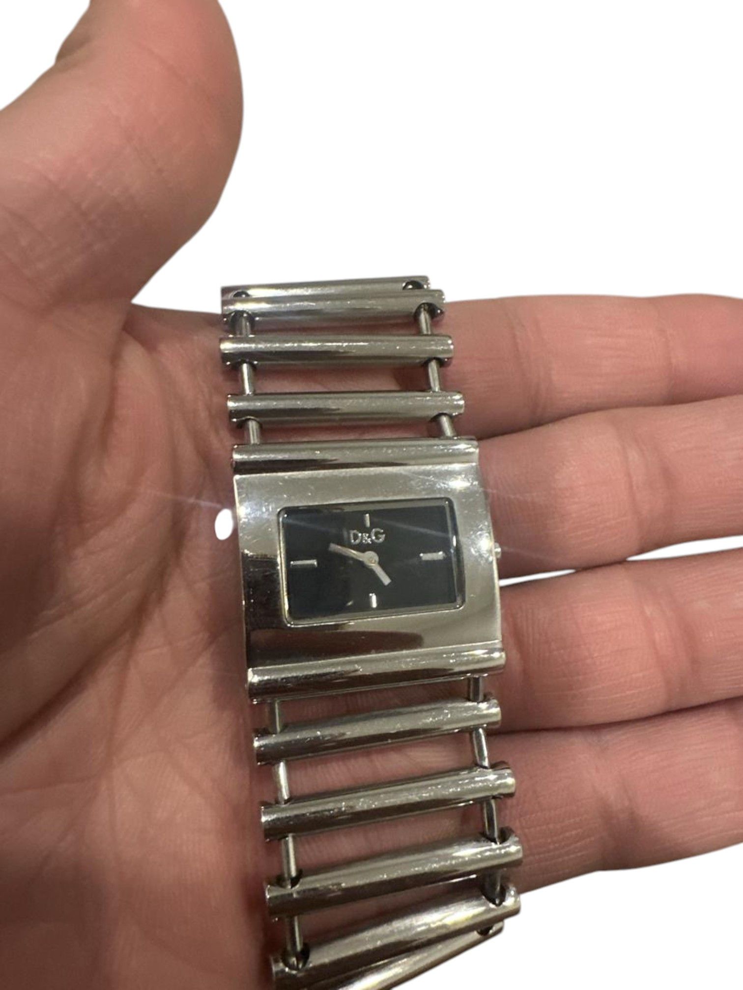 Dolce & Gabbana D&G Ladder-Link Stainless Steel Bracelet Watch, Early 2000s Size ONE SIZE - 1 Thumbnail