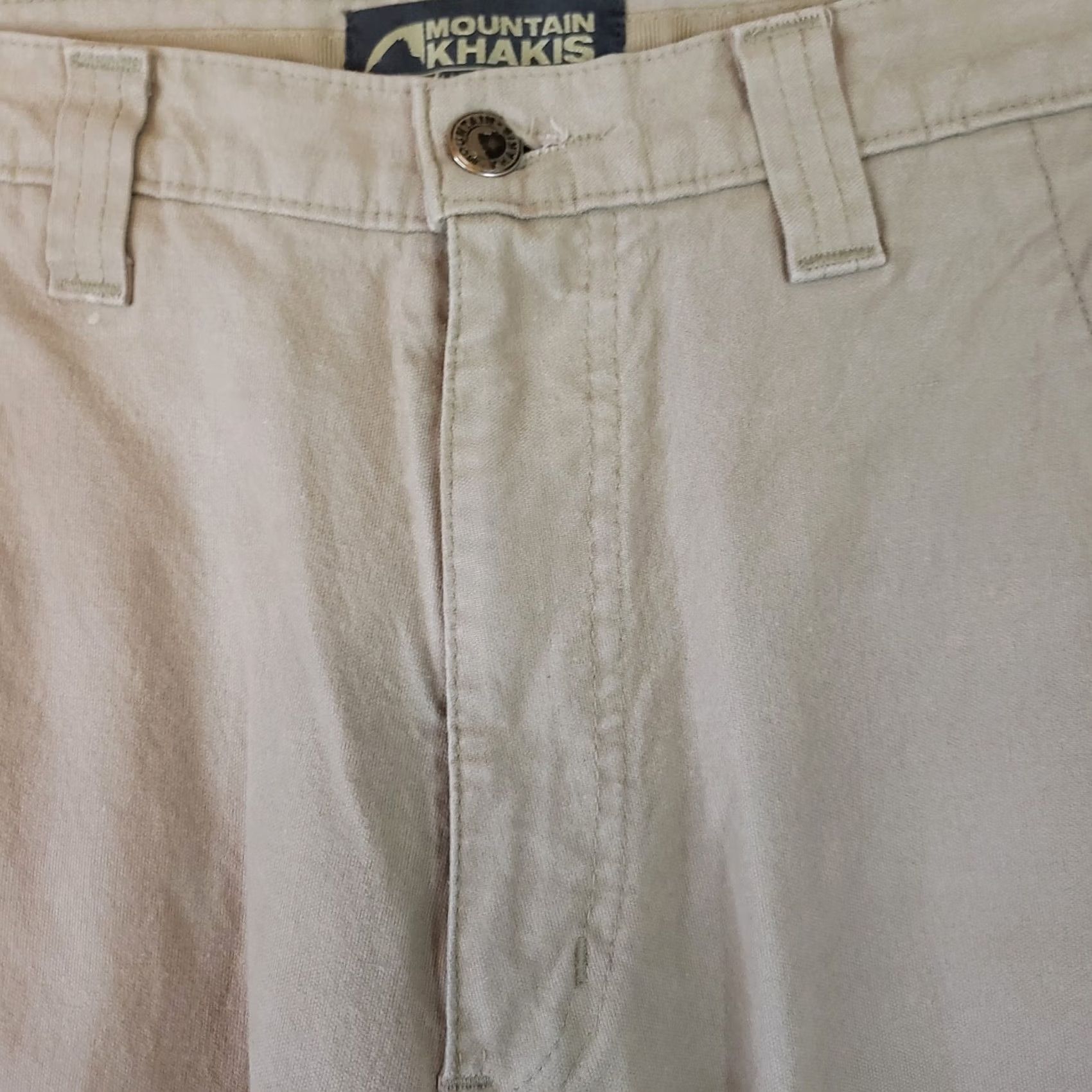 Mountain Khakis Mountain Khakis Teton Twill Pants Chino Mens 32x32 Beige Khaki Regular Straight 5-Pocket Canvas Cotton Size US 32 / EU 48 - 4 Thumbnail