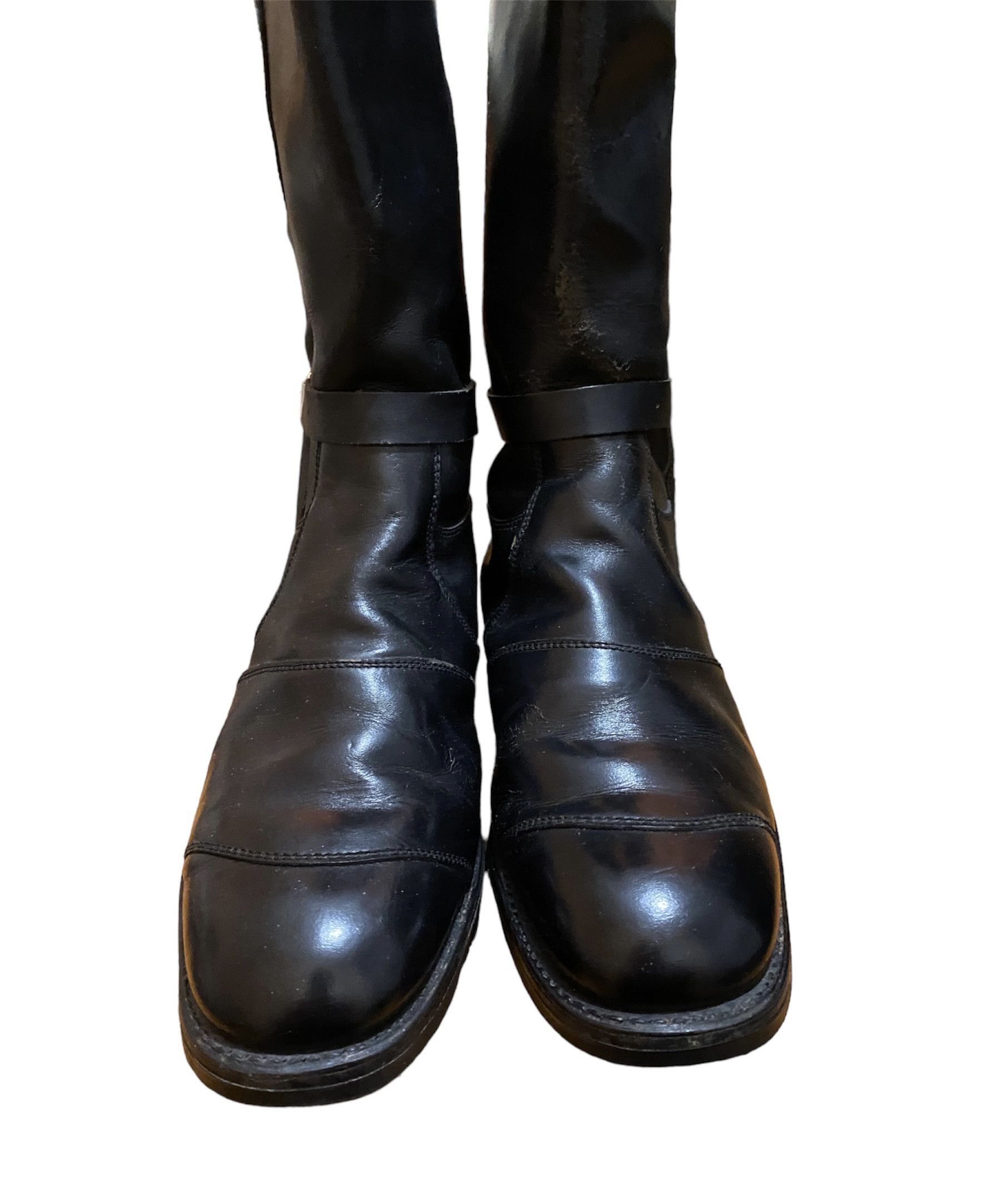 Lewis Leathers Rare Vintage 80s Lewis Leathers Racing Boots Aviakit England Size US 9 / EU 42 - 3 Thumbnail