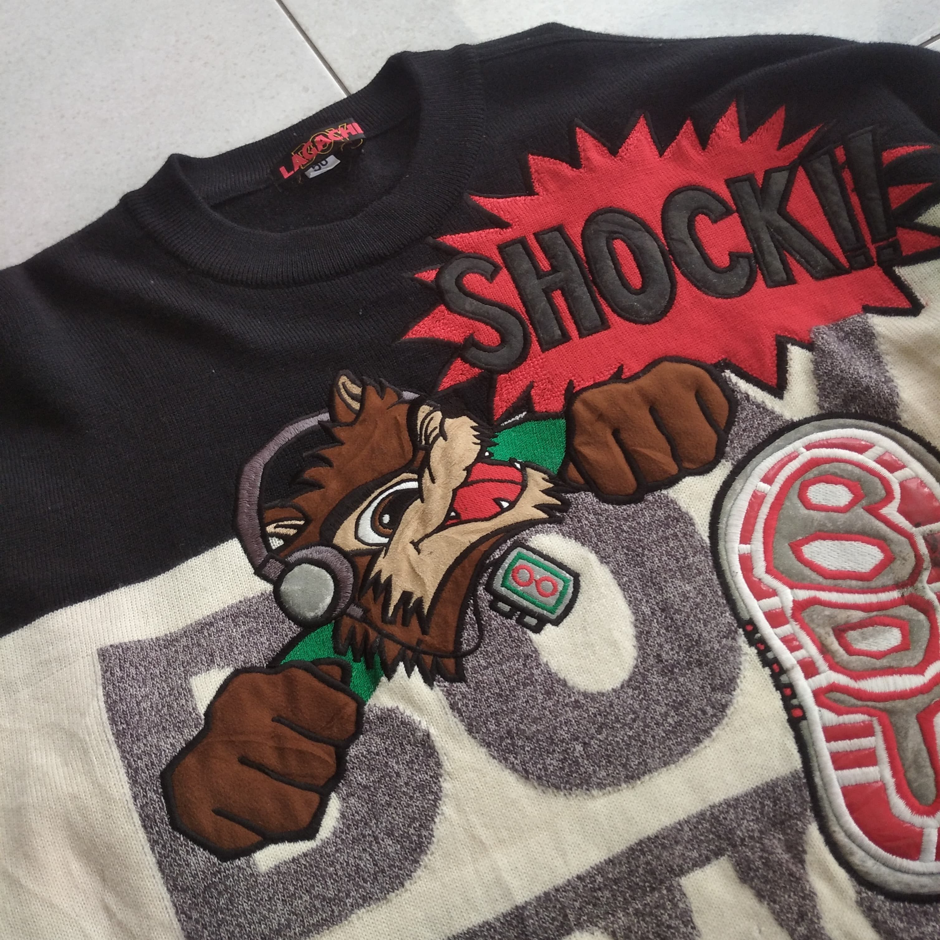 Vintage BOY LAGACHE EMBROIDERED BIG LOGO SWEATSHIRT VINTAGE 90s Size US XL / EU 56 / 4 - 3 Thumbnail