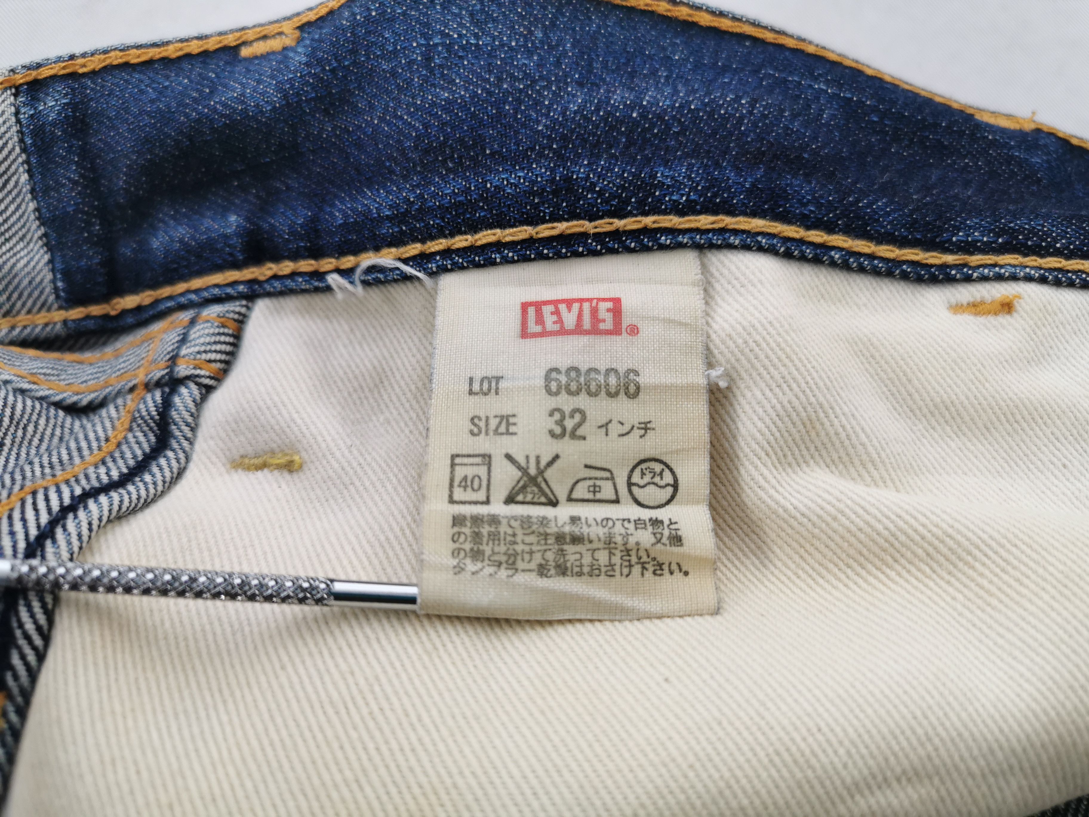 Levi's Distressed VTG 90s Levis 606 Big E Orange Tab Made In Japan Size US 30 / EU 46 - 9 Thumbnail