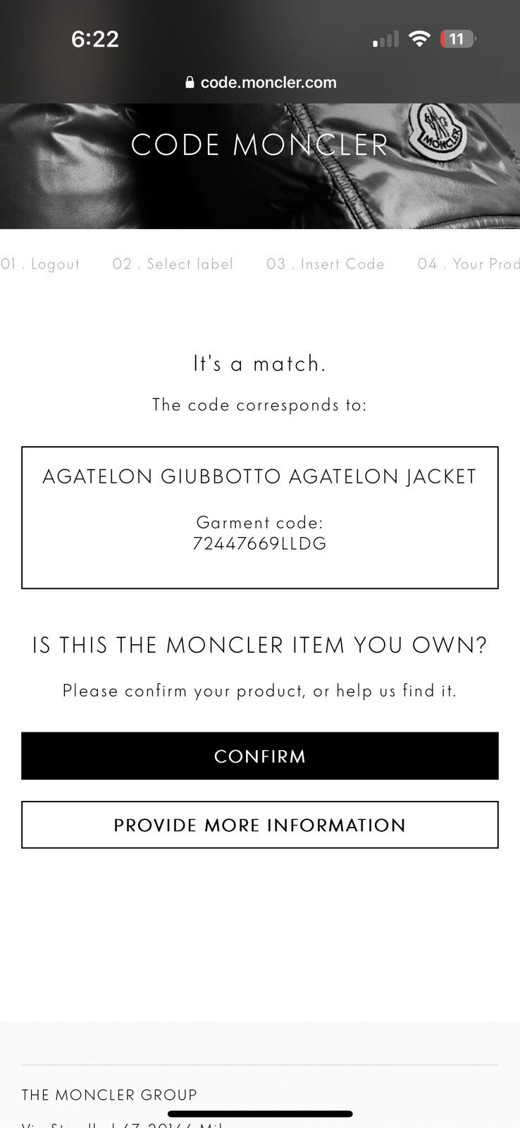 Moncler Moncler Grey Agatelon Long Puffer Jacket Size 2 / Small Size XS / US 0-2 / IT 36-38 - 20 Thumbnail