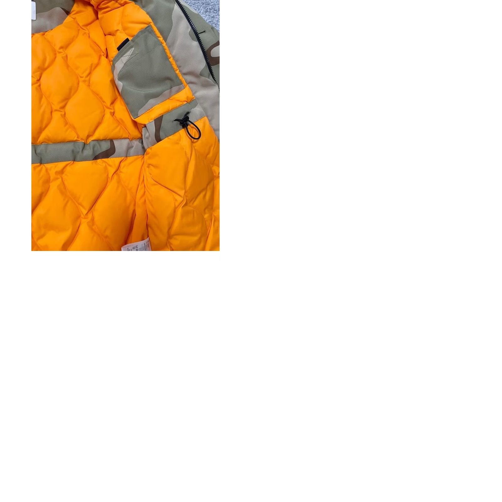 Lacoste LACOSTE Desert Camo Down Jacket/ Beige x Brown/ Size: S Mens Jacket Size US S / EU 44-46 / 1 - 9 Thumbnail