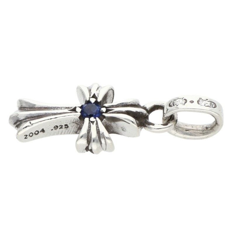 Chrome Hearts Chrome Hearts Silver Sapphire Charm Necklace Size ONE SIZE - 4 Thumbnail