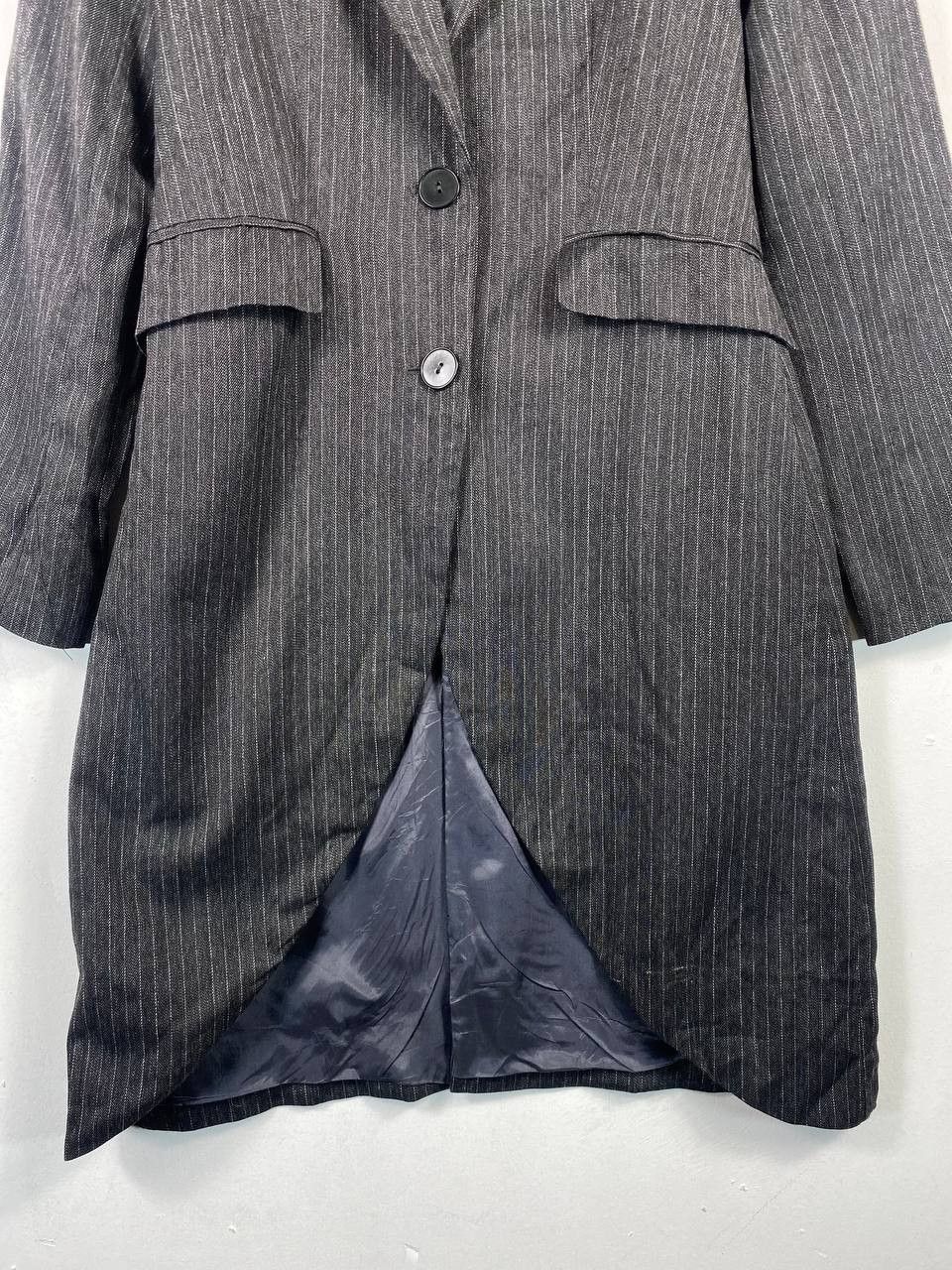 Designer jan basic striped trench coat nice design Size S / US 4 / IT 40 - 3 Thumbnail