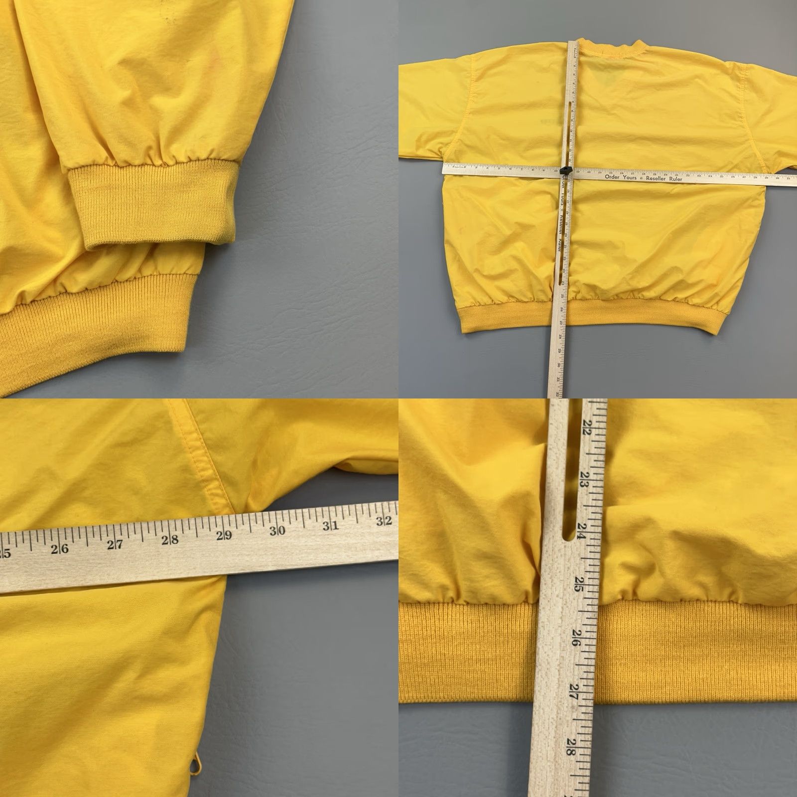 Izod VINTAGE Izod Jacket Mens XL Yellow V Neck Windbreaker Pullover Golf Casual 90s Size US XL / EU 56 / 4 - 9 Thumbnail