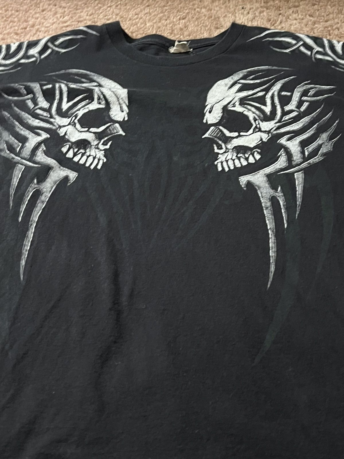Vintage skull tee baggy Size US XL / EU 56 / 4 - 2 Thumbnail