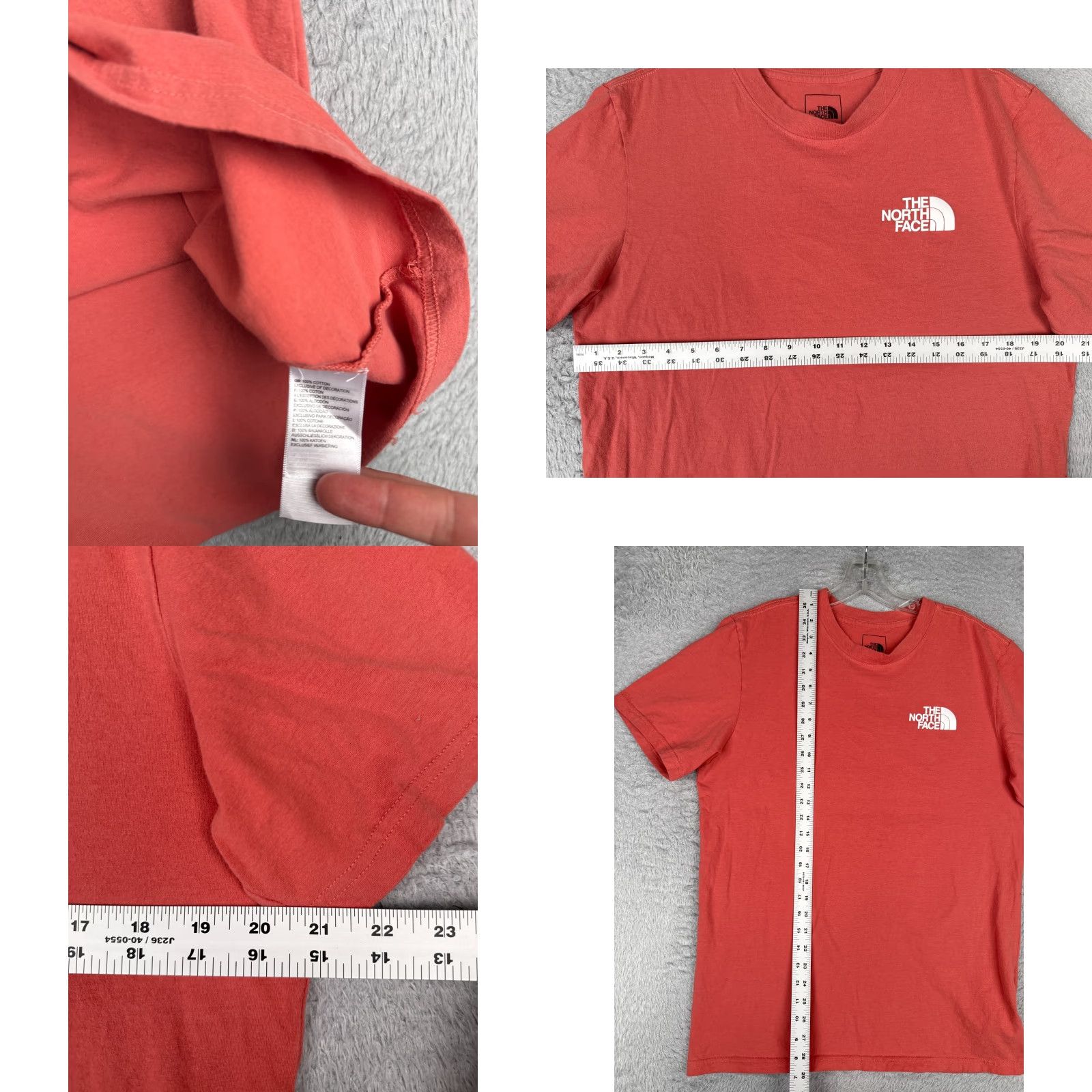 The North Face The North Face Shirt Men Large Pink Short Sleeve Crew Neck 100% Cotton Size US L / EU 52-54 / 3 - 8 Thumbnail