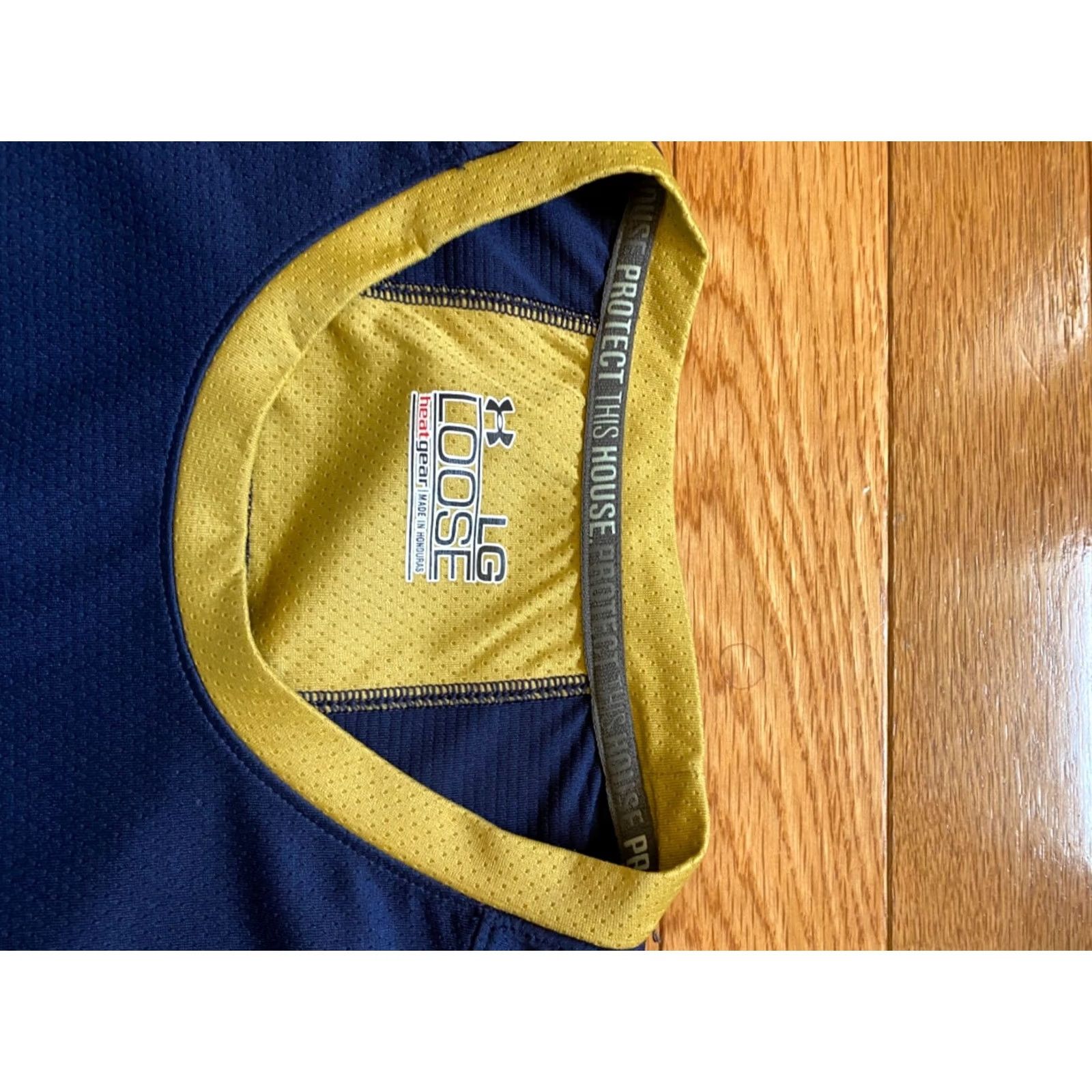 Under Armour Under Armour Notre Dame Mens L 1/4 Zip Sweatshirt Blue Size US L / EU 52-54 / 3 - 4 Thumbnail