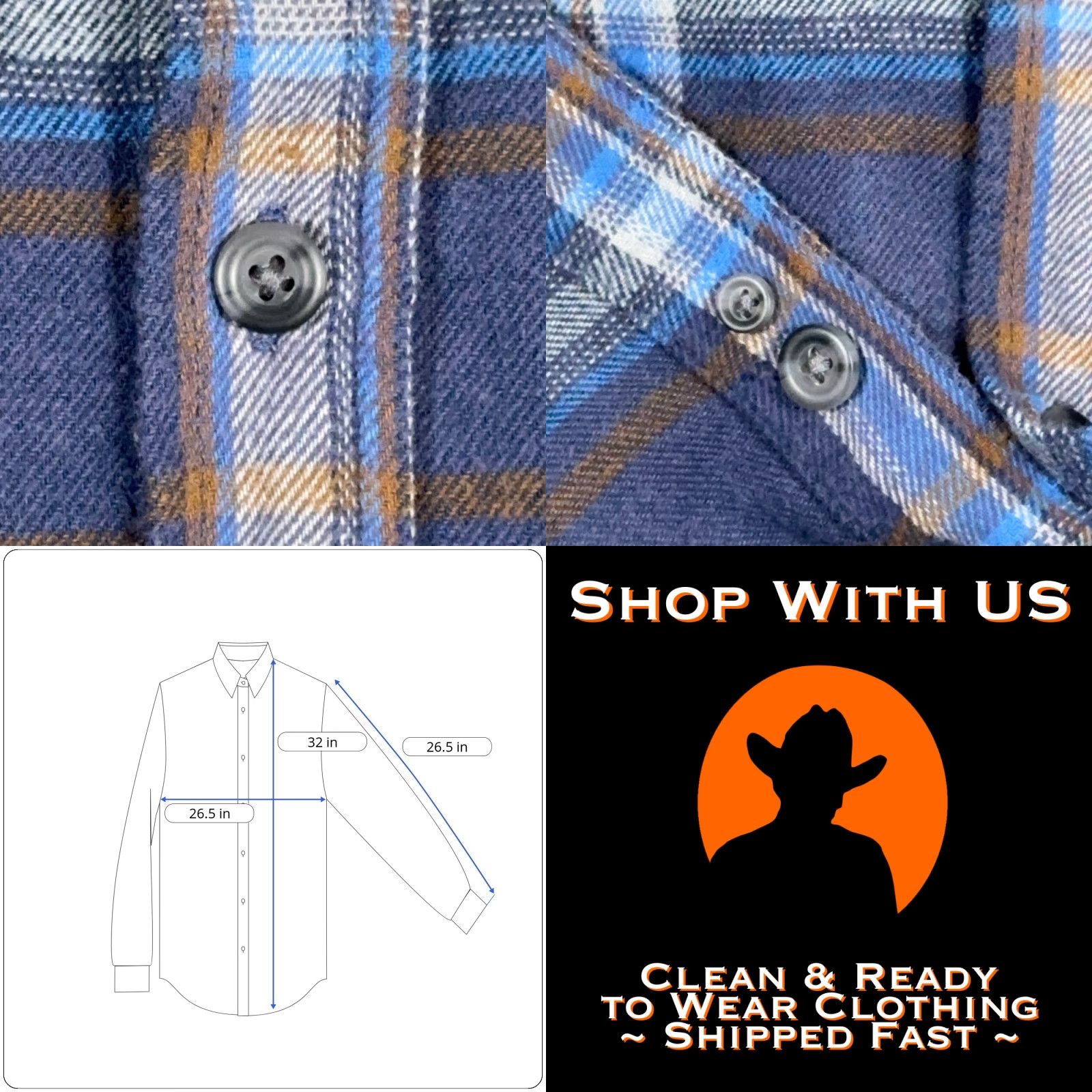 Eddie Bauer Eddie Bauer Shirt 2XL Blue Plaid Flannel Cotton Outdoor Canyon Workwear Womens? Size US XXL / EU 58 / 5 - 8 Thumbnail