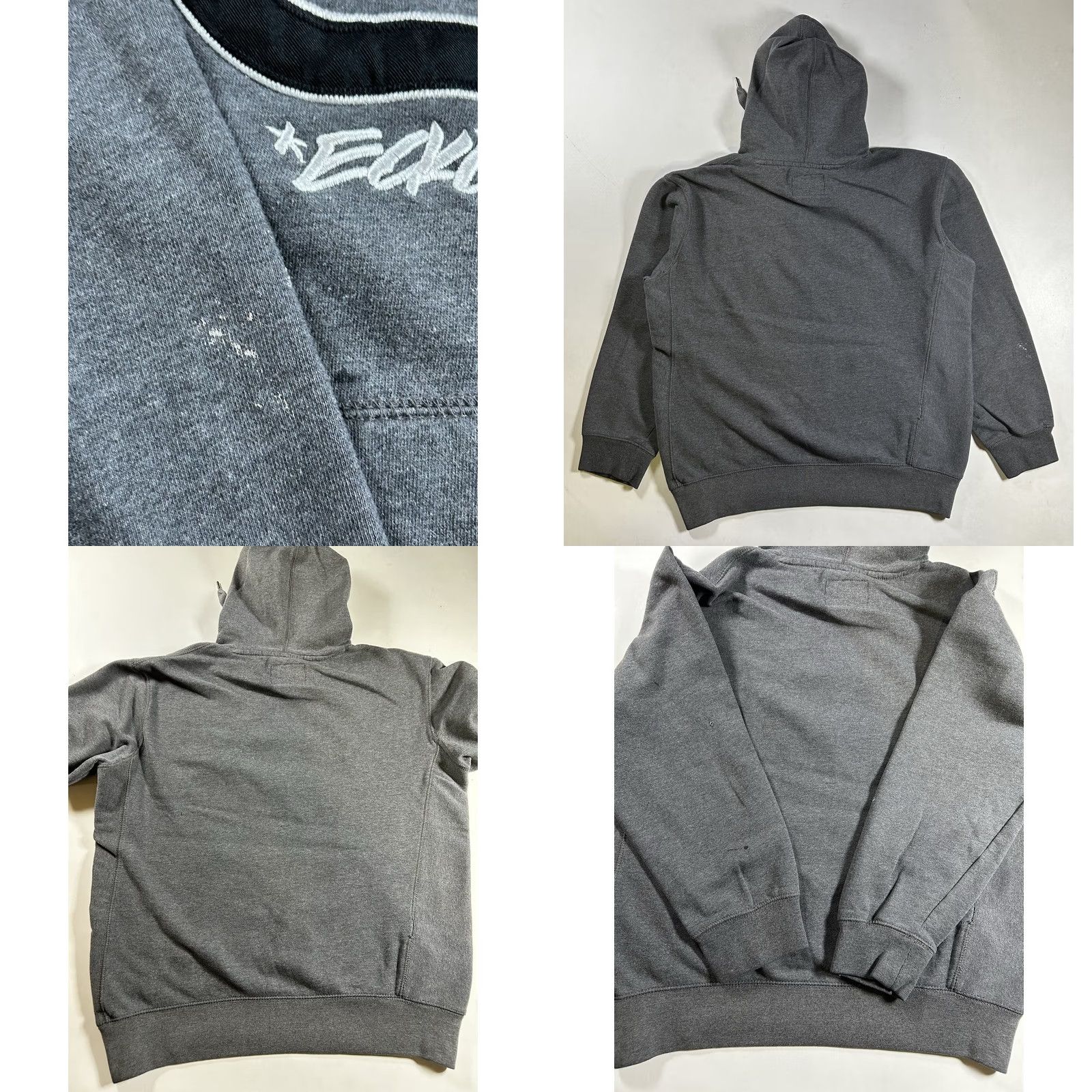 Vintage VINTAGE Eckō Unltd Hoodie Pullover Sweatshirt Gray Large Mens Size US L / EU 52-54 / 3 - 9 Thumbnail