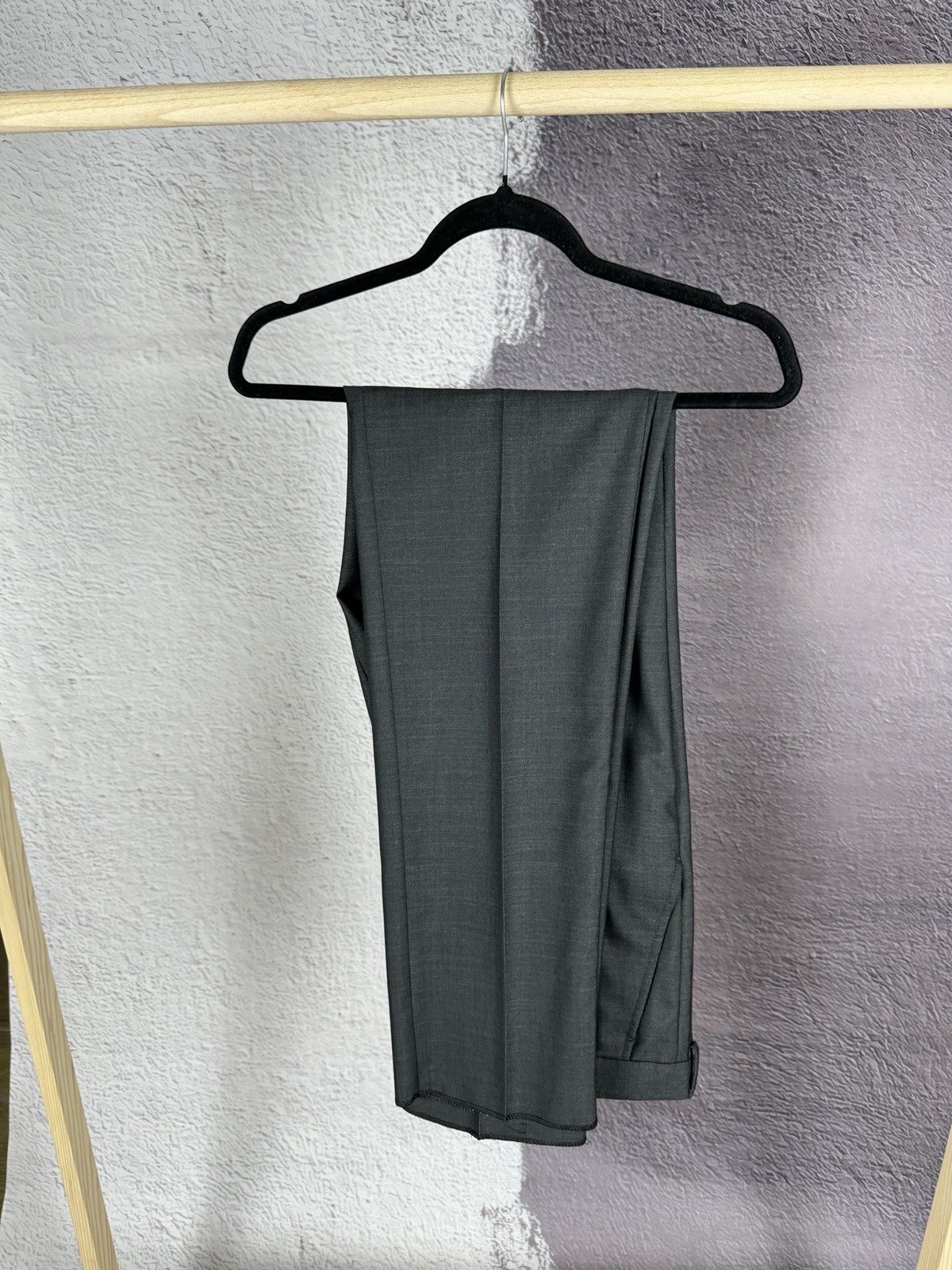 Nazareno Gabrielli BNWT Nazareno Gabrielli 2 pcs Panda grey 2 button wool suit Size 44R - 15 Thumbnail