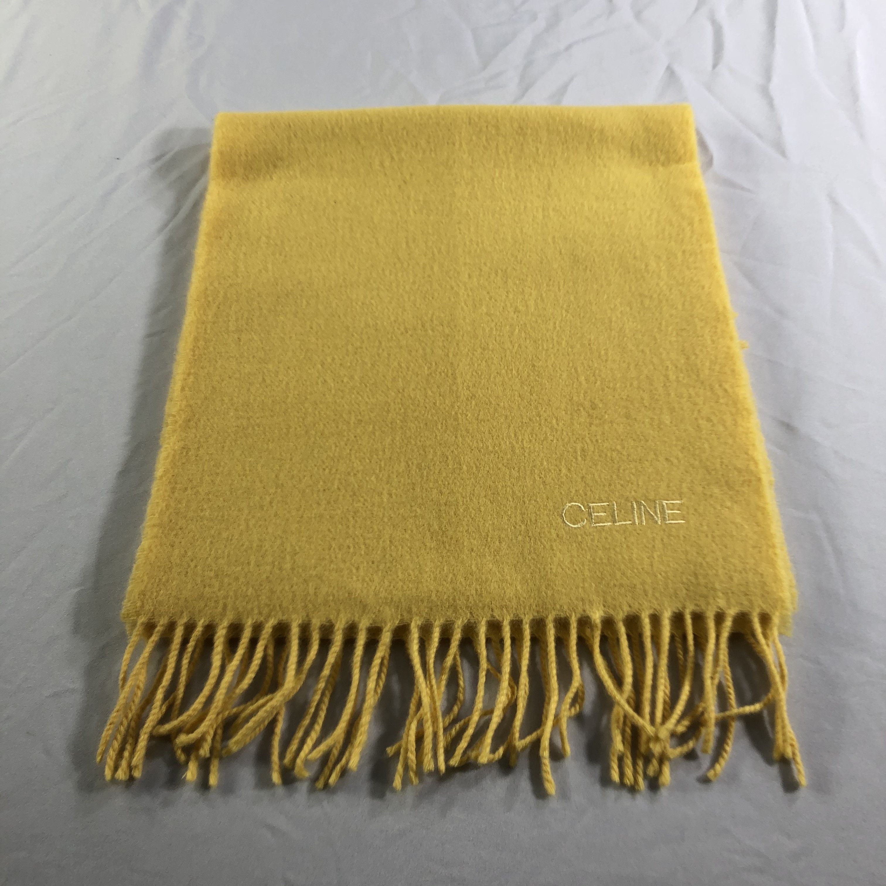 Celine Celine Wool Scarf Muffler Neckwear V2438 Size ONE SIZE - 2 Thumbnail