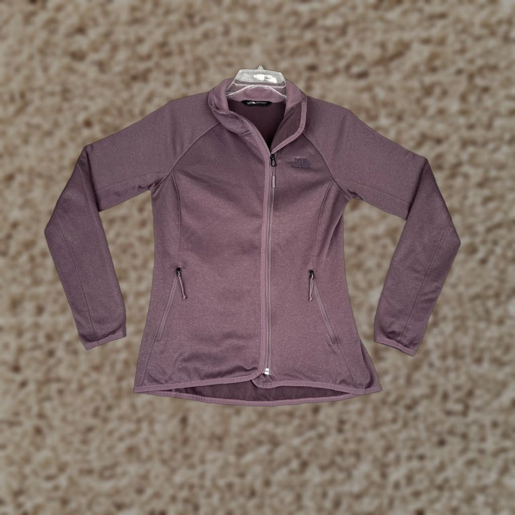 The North Face The North Face Womens Small Purple Softshell Fleece Lined Zip Jacket Outdoor Scarf? Size S / US 4 / IT 40 - 1 Thumbnail