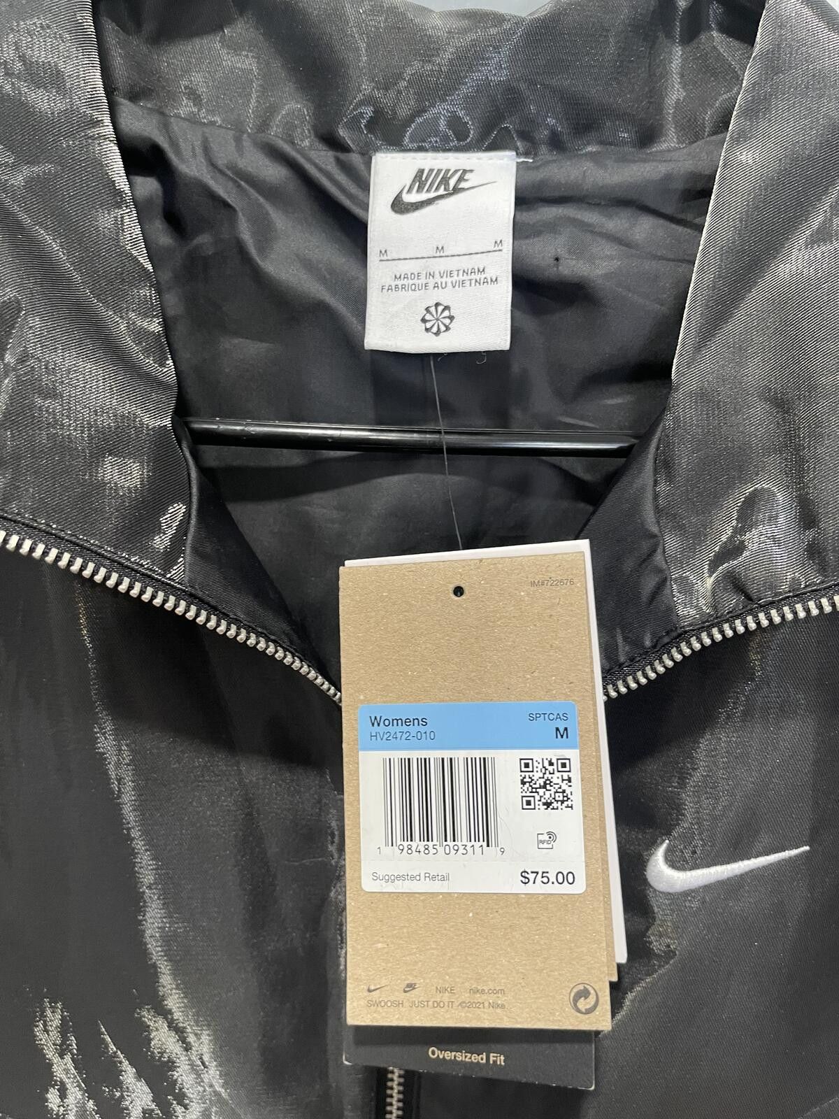 Nike Nike Women's Black Oversized Fit Vest Medium Size M / US 6-8 / IT 42-44 - 3 Thumbnail