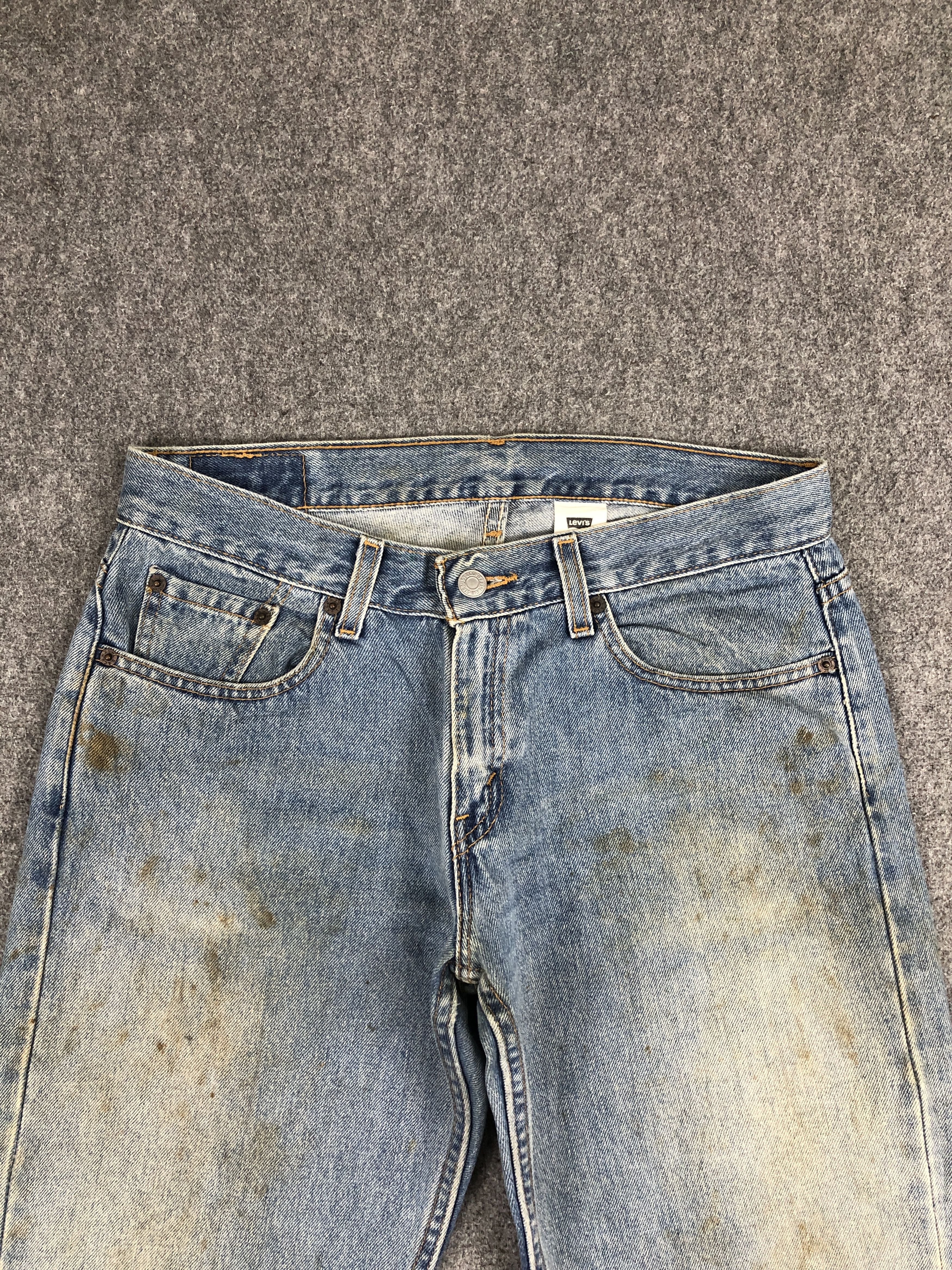 Levi's Vintage 90s Levi's 522 Superlow Loose Fit Jeans DP2238 Size US 31 - 2 Thumbnail