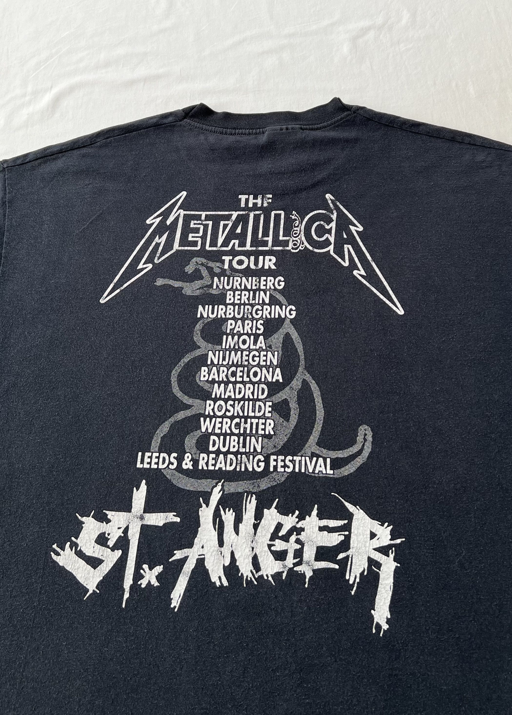 Band Tees Vintage 2000s Metallica St. Anger Tour Black T-shirt Size US L / EU 52-54 / 3 - 10 Thumbnail