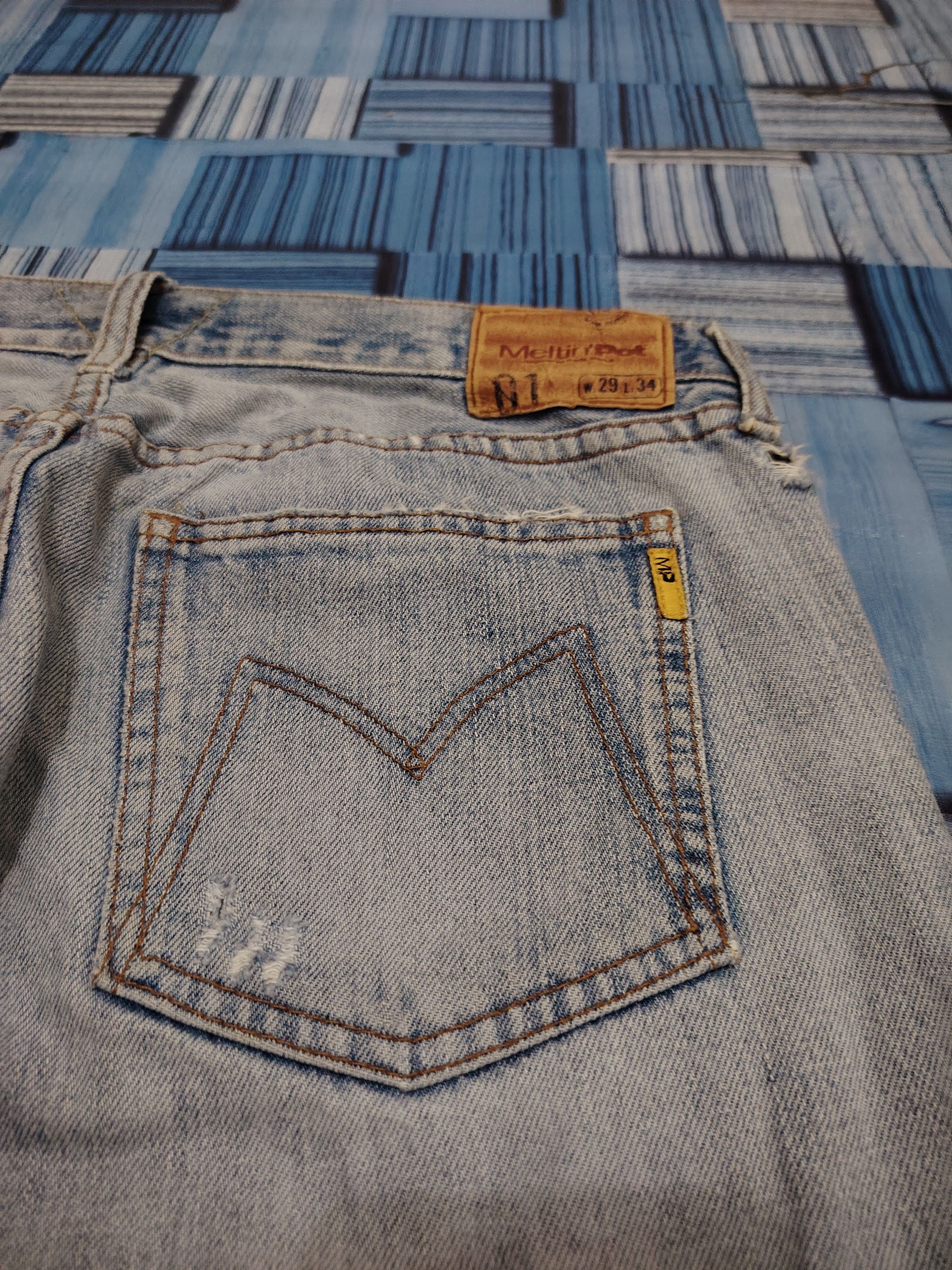 Hysteric Glamour Meltinpot Distressed denim Flare Jeans Size US 30 / EU 46 - 20 Thumbnail
