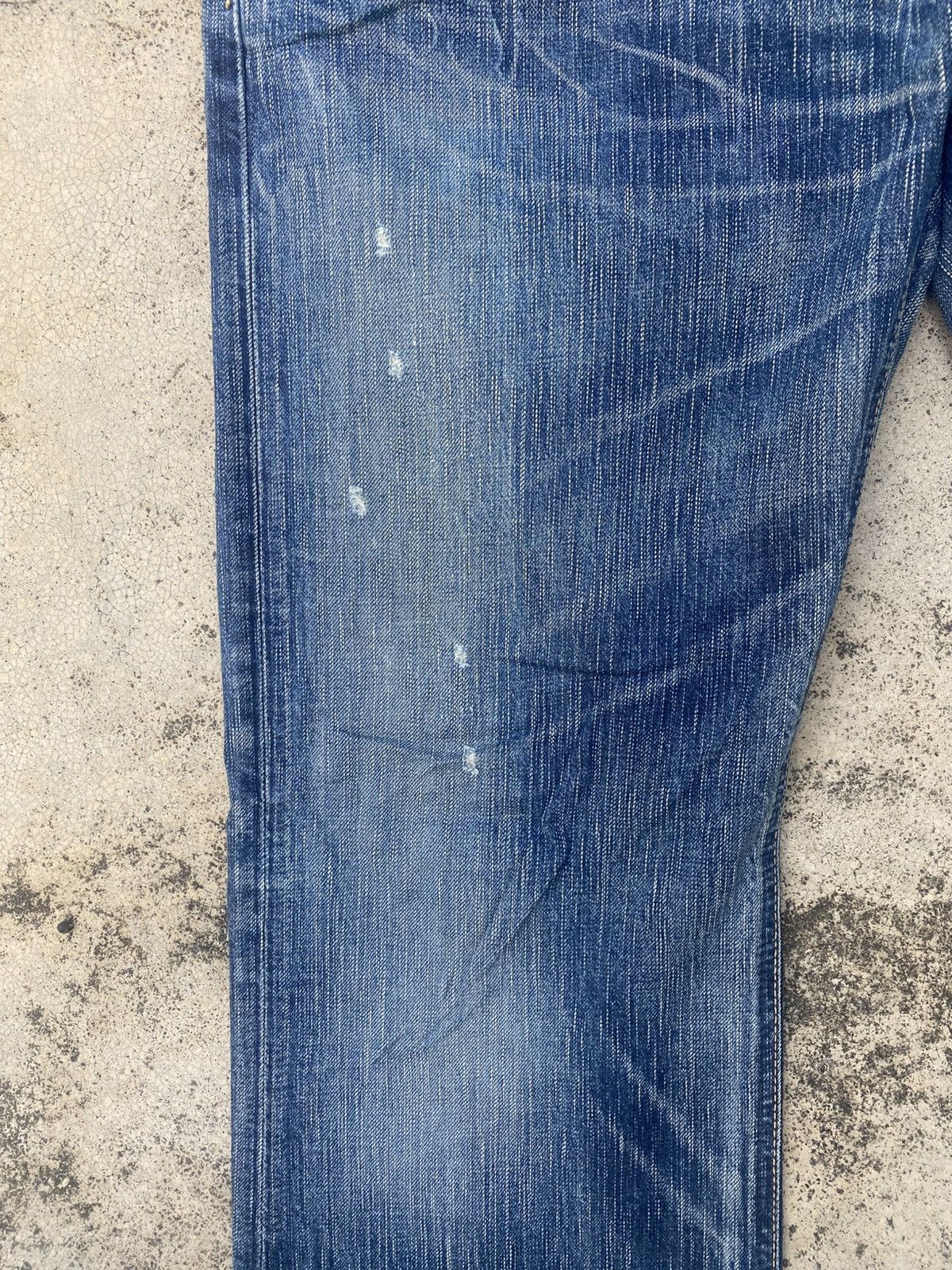 Edwin × If Six Was Nine × Vintage Vintage Flare Edwin Blue Trip Honeycomp Jeans Size US 36 / EU 52 - 11 Thumbnail