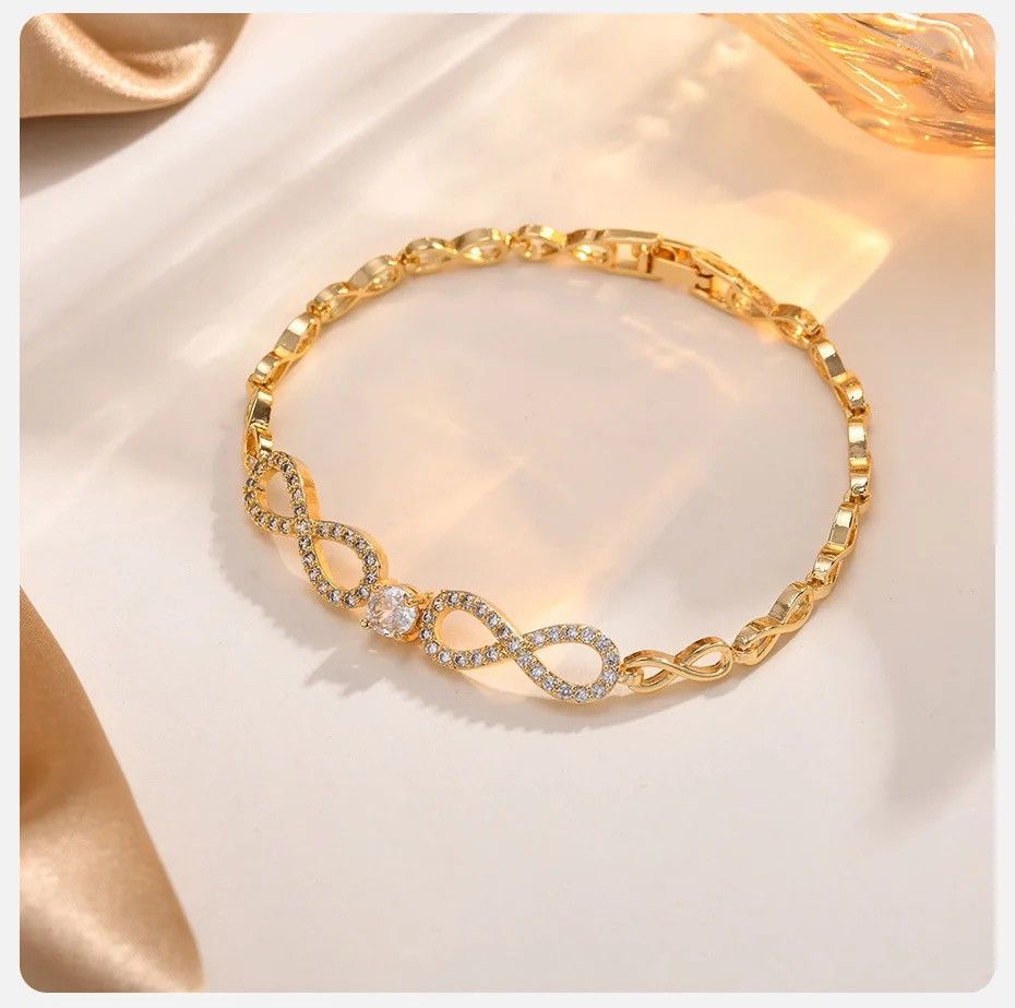 Other Infinity Charm Wristband Bracelet Size ONE SIZE - 1 Thumbnail