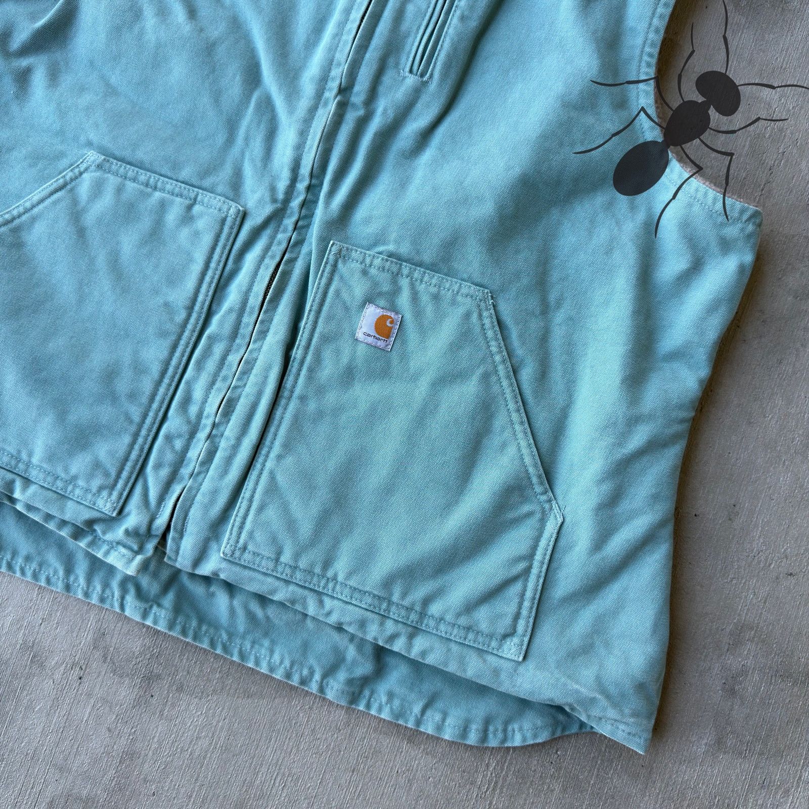 Carhartt × Vintage Carhartt light blue work wear jacket Size US L / EU 52-54 / 3 - 2 Thumbnail