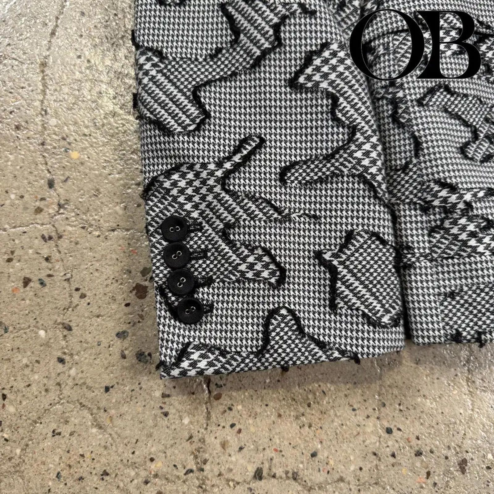 Thom Browne Thom Browne Houndstooth Camo Blazer Size US S / EU 44-46 / 1 - 4 Thumbnail