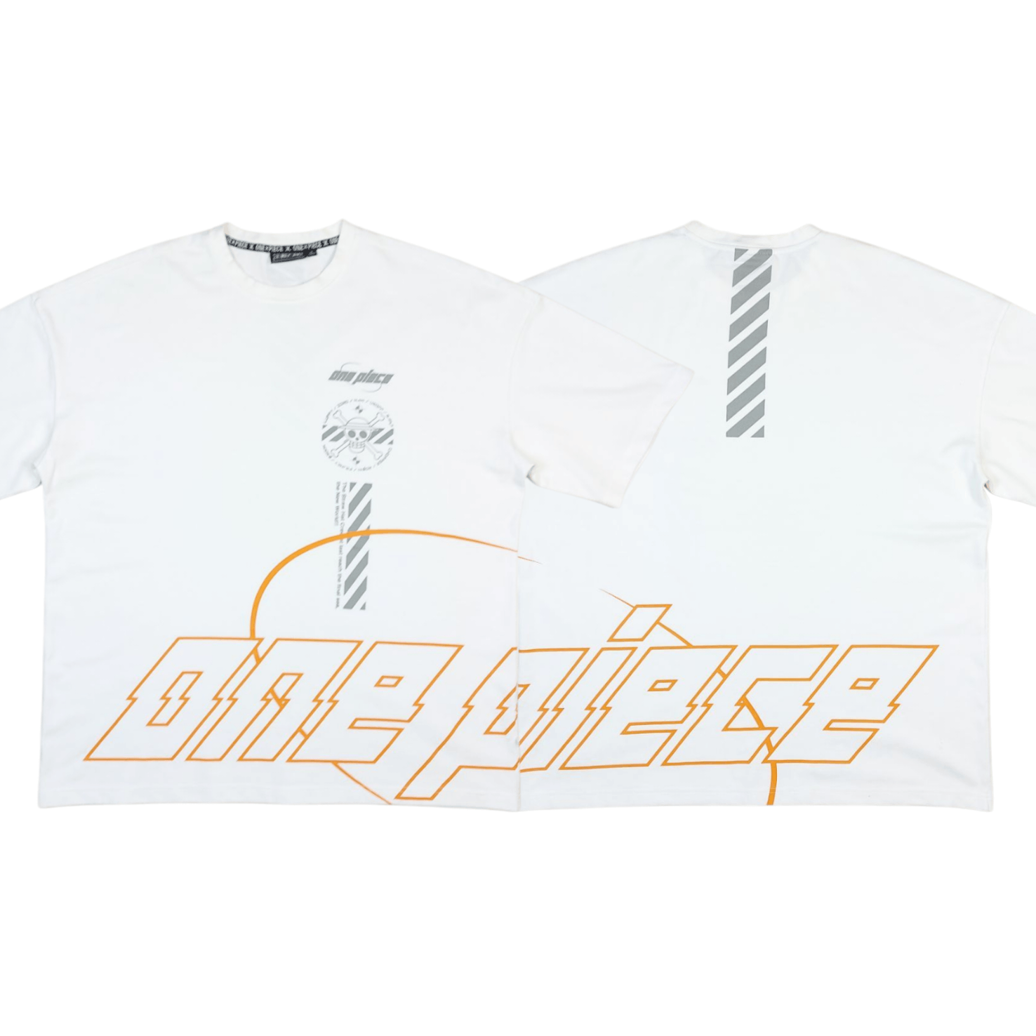 Anime × One Piece × Vintage Vintage One Piece Logo Reflective TEE Size US XL / EU 56 / 4 - 2 Thumbnail