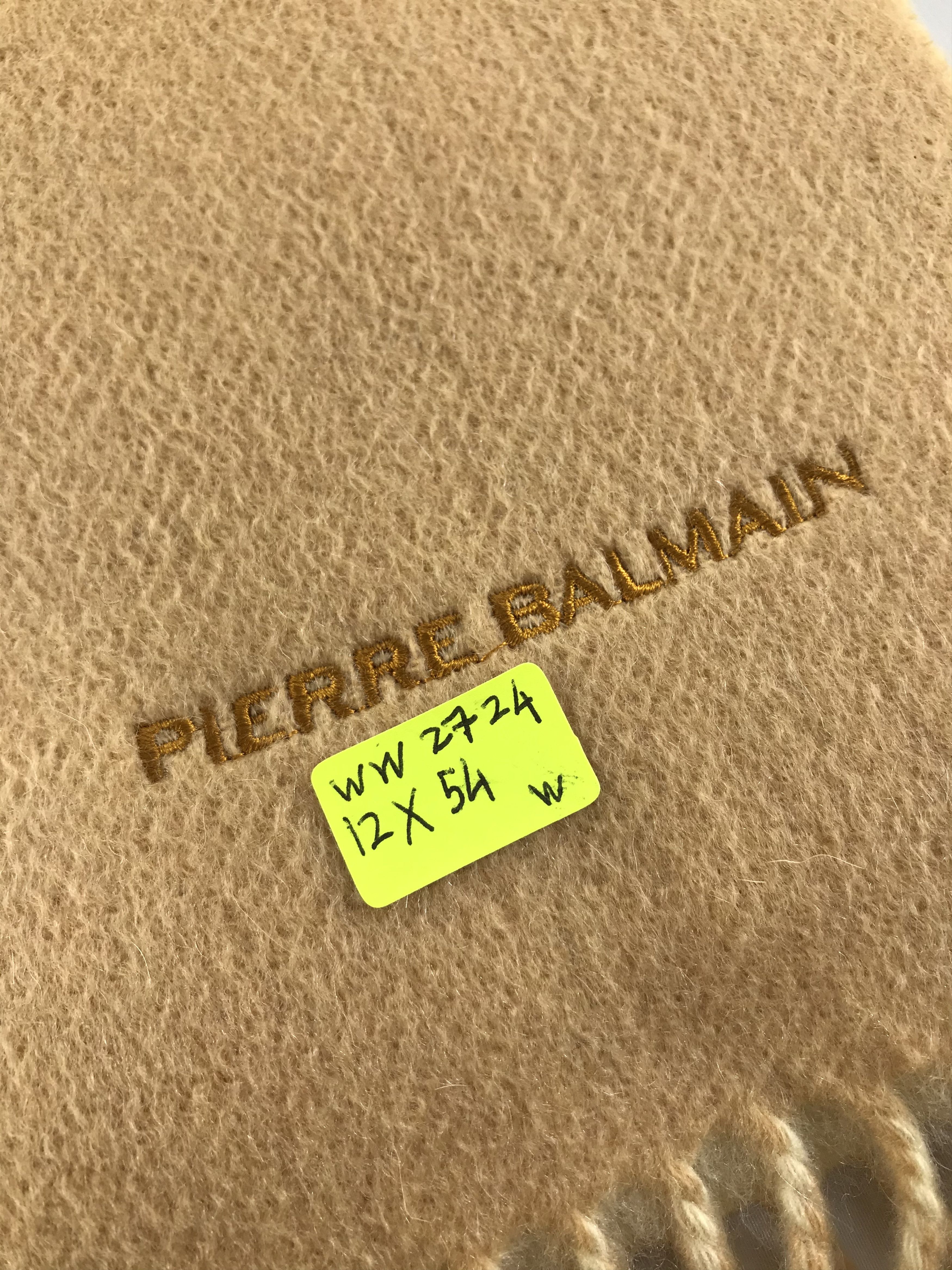 Vintage Pierre Balmain Scarf / Muffler / Neckwear - WW2724 Size ONE SIZE - 4 Thumbnail