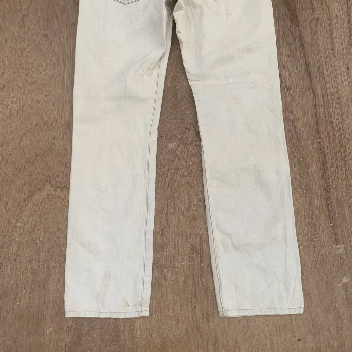 Japanese Brand 5-POCKET HIDEF JAPAN TROUSERS JEANS RIPPED RUSTY DIRTY PANTS Size US 30 / EU 46 - 14 Thumbnail