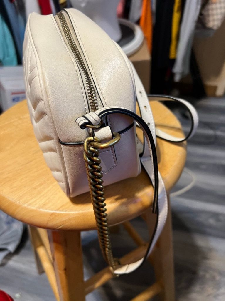 Gucci Women's Gucci GG Crossbody Bag One Size Beige Gold Size ONE SIZE - 4 Thumbnail
