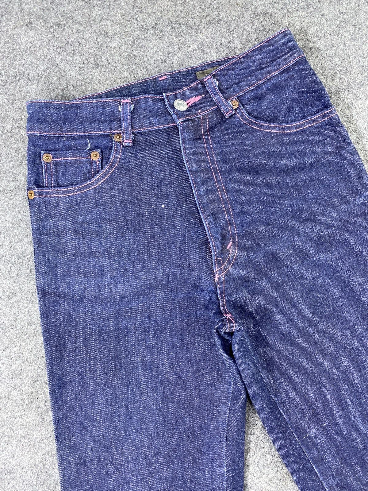 Japanese Brand Bobson Lady’s Blue Jean's - J1018 Size 25" / US 0 / IT 36 - 3 Thumbnail