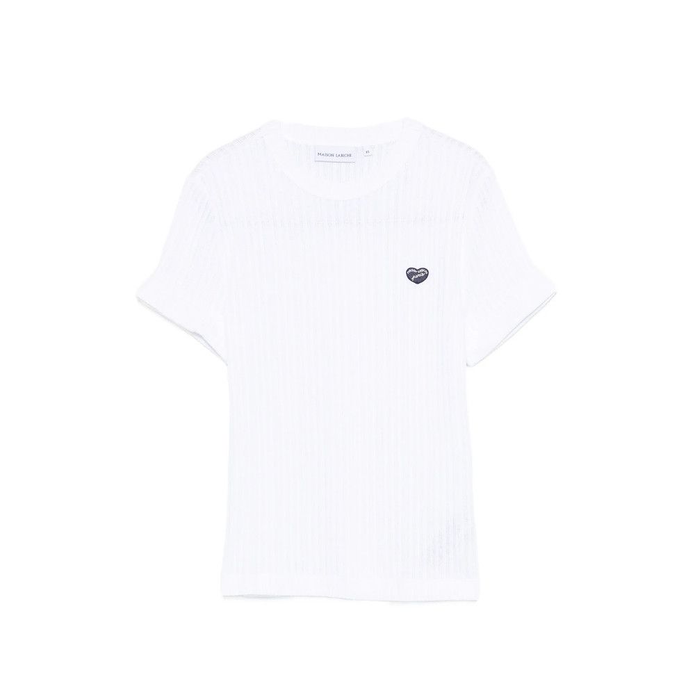 Maison Labiche Maison Labiche WHITE Tops - T-shirts & Jerseys Size L / US 10 / IT 46 - 1 Thumbnail