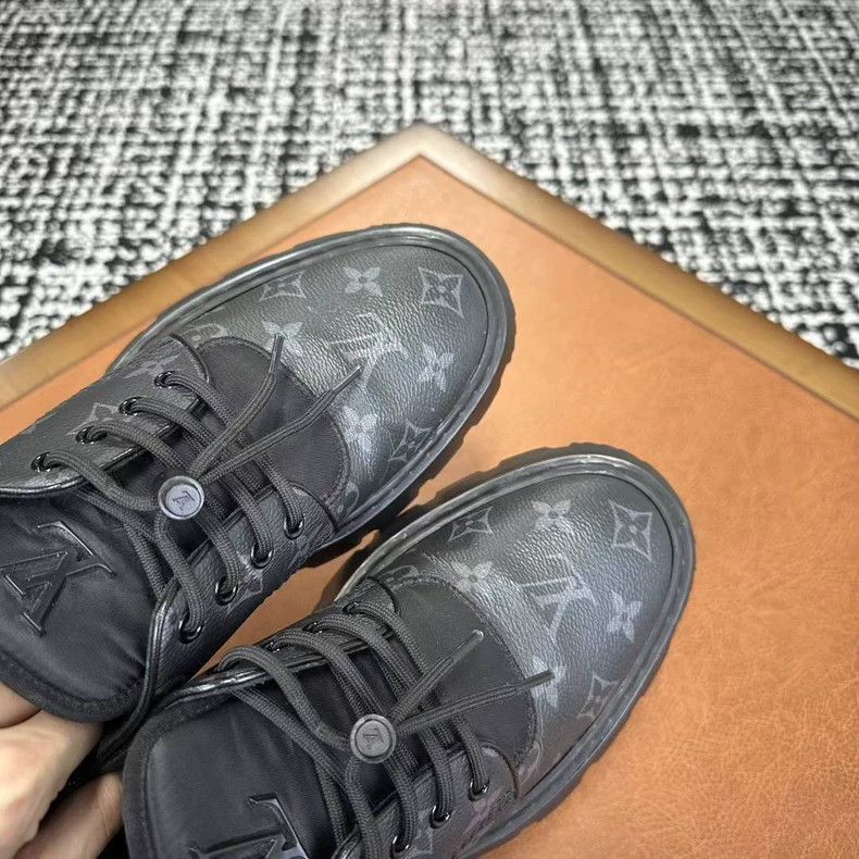 Louis Vuitton louis vuitton black chunky sneakers-2508 Size US 6 / EU 39 - 3 Thumbnail
