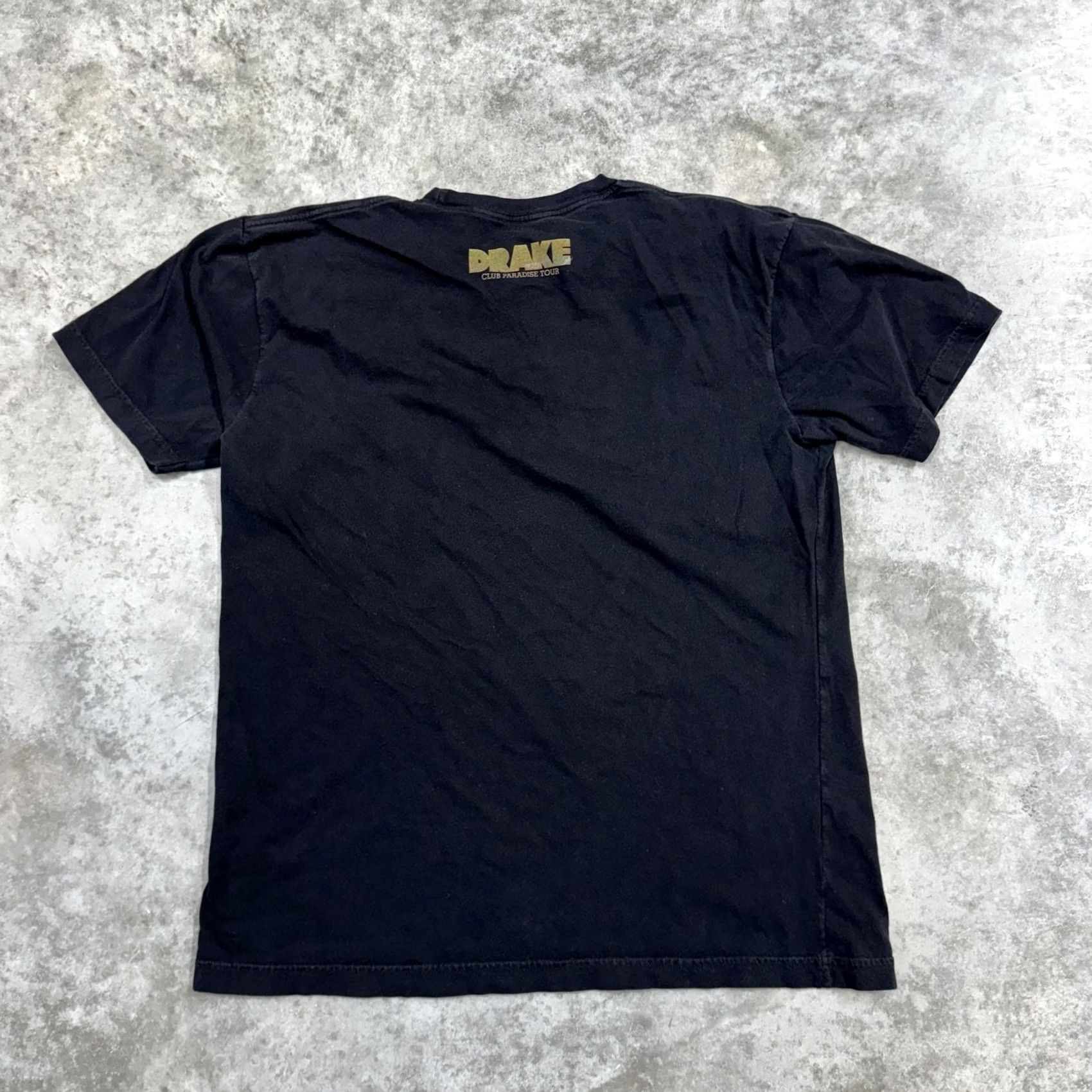 Vintage Drake Shirt Mens XL Black Club Paradise Tour You Only Live Once Tee Size US XL / EU 56 / 4 - 5 Thumbnail