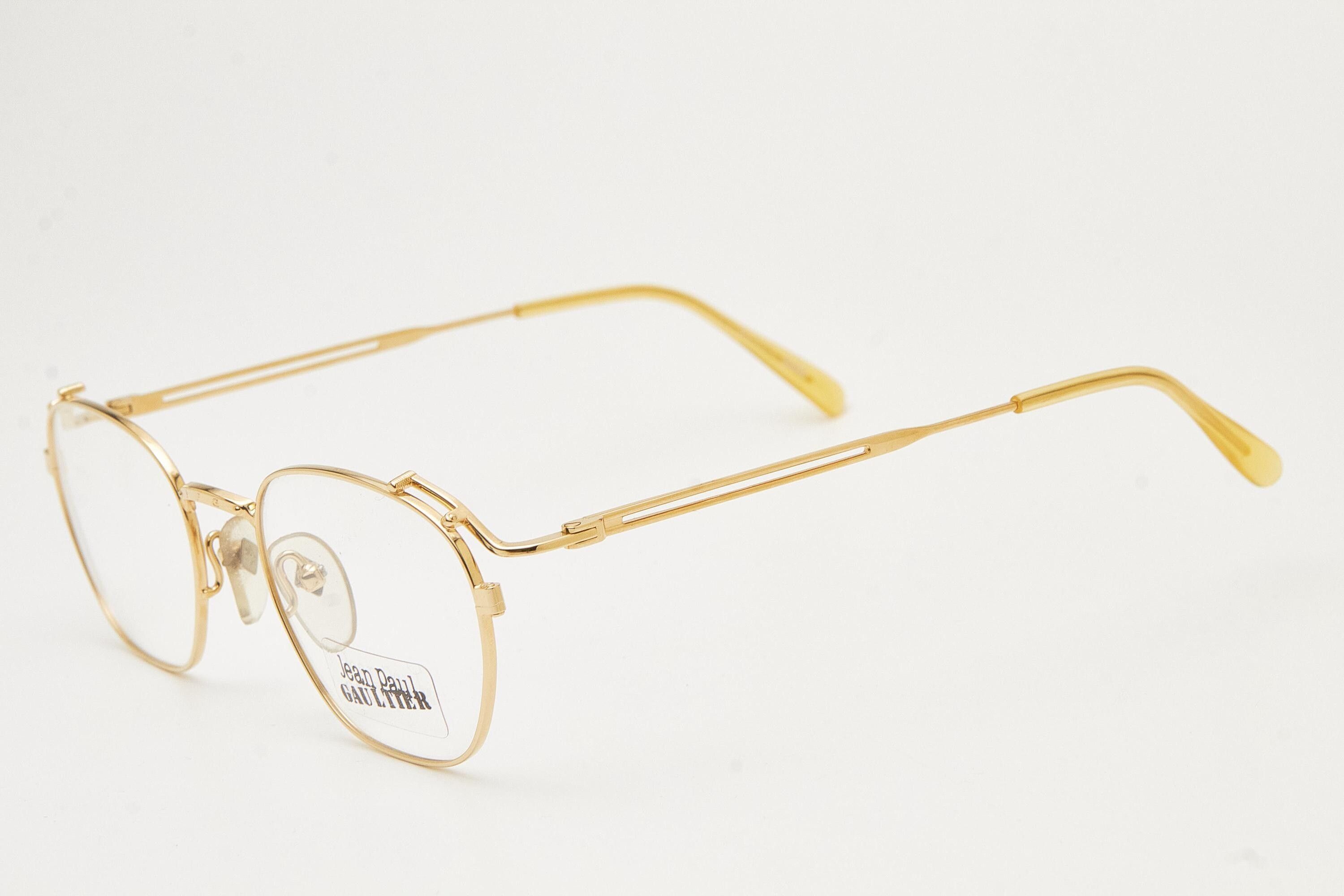 Jean Paul Gaultier Jean Paul Gaultier 55-3173 Gold Plated Oval Eyeglasses Size ONE SIZE - 14 Thumbnail