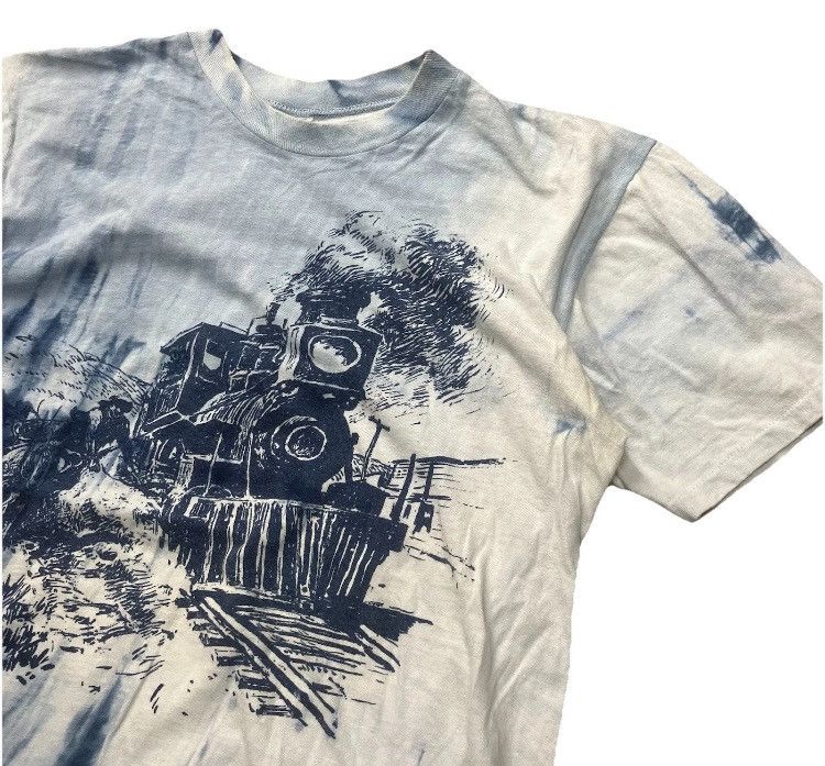 Artek × Champion × Vintage 60’s 70’s Artex Train Robber Cowboy Tee Shirt Size US L / EU 52-54 / 3 - 1 Thumbnail