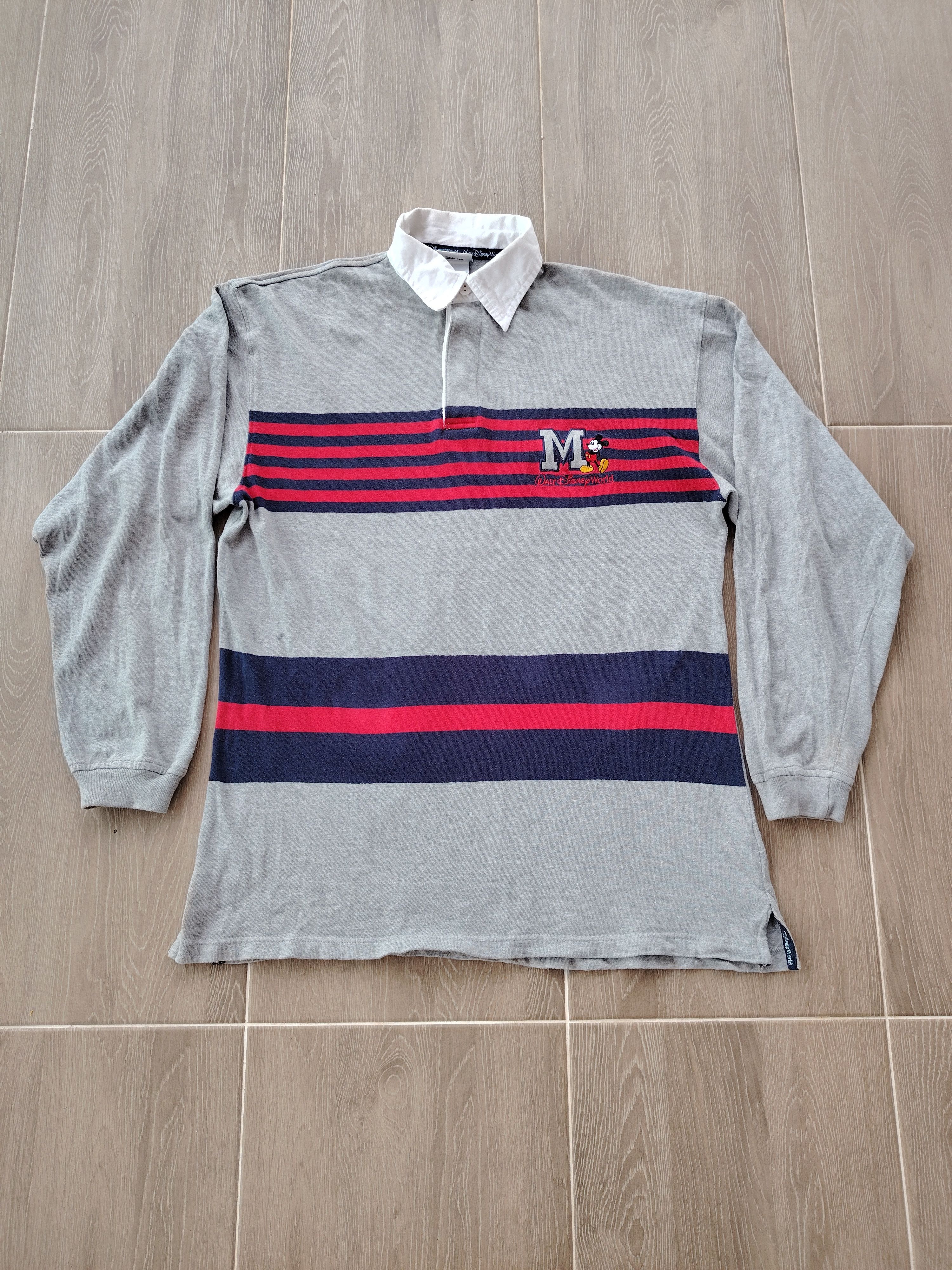 Disney Mickey Mouse Rugby Polo LS Tee by Walt Disney World Size US S / EU 44-46 / 1 - 8 Thumbnail